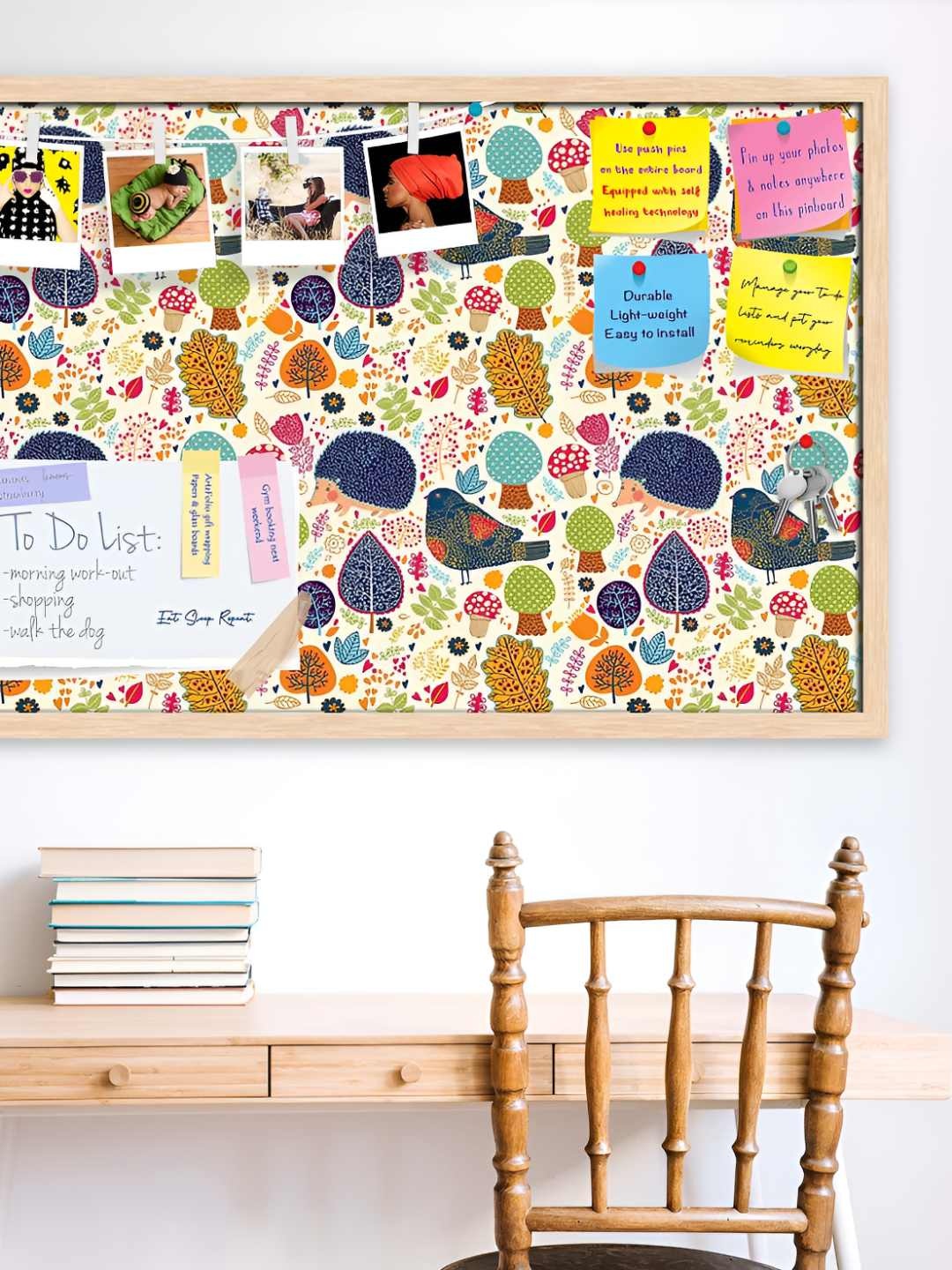 

ArtzFolio Wooden Notice Pin Board, Multi