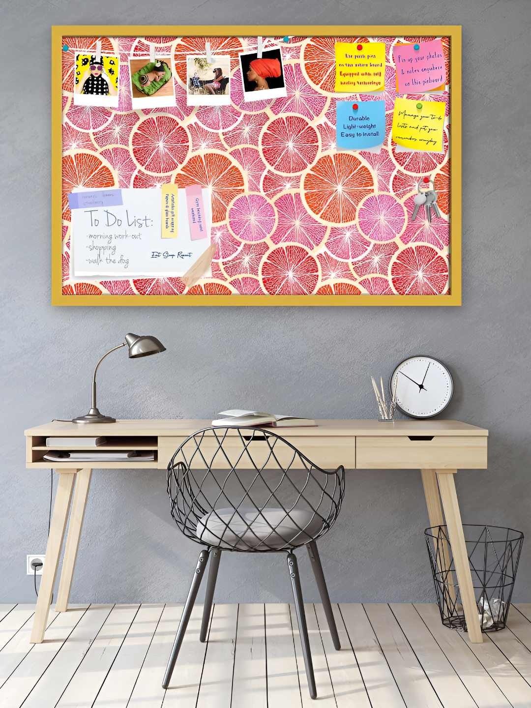 

ArtzFolio Wooden Notice Pin Board, Multi