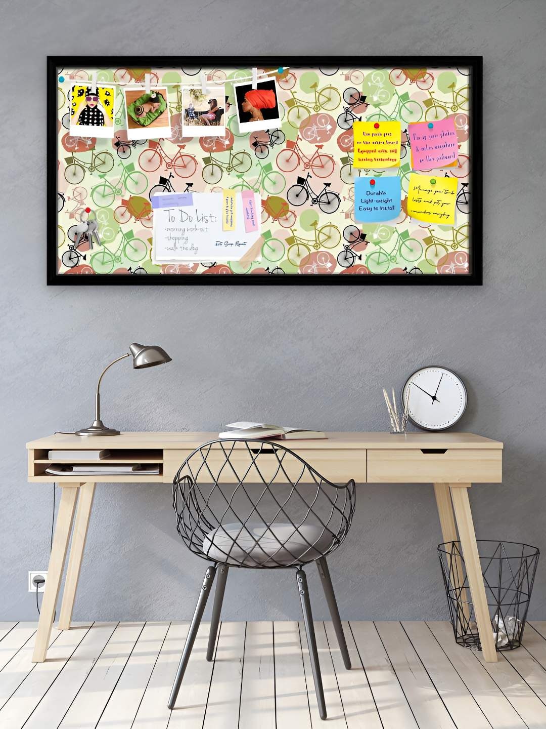 

ArtzFolio Wooden Notice Pin Board, Multi