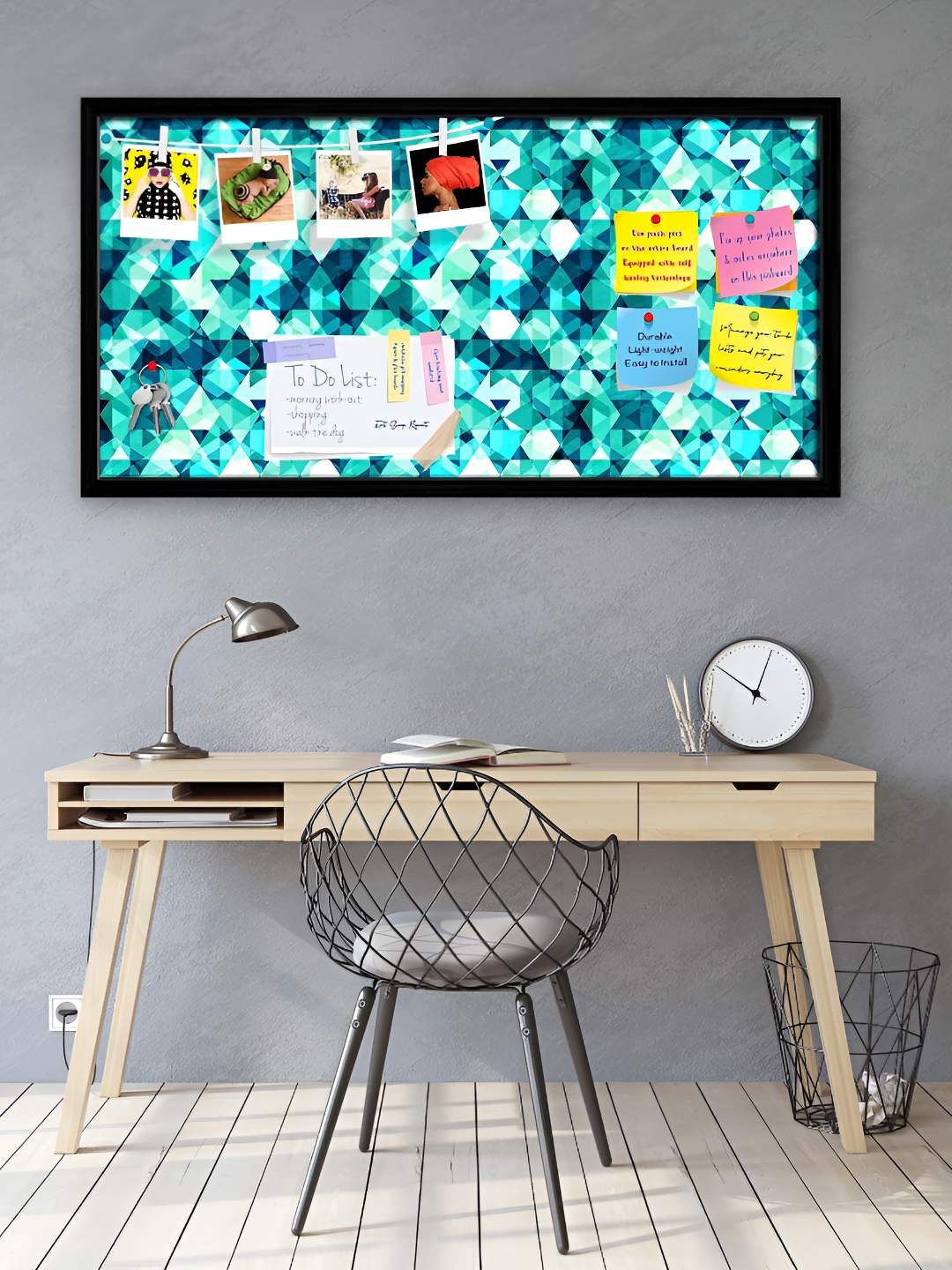

ArtzFolio Wooden Notice Pin Board, Multi