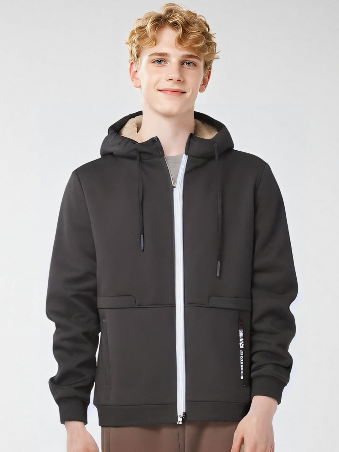 

StyleCast x Revolte Men Lightweight Tailored Jacket, Black