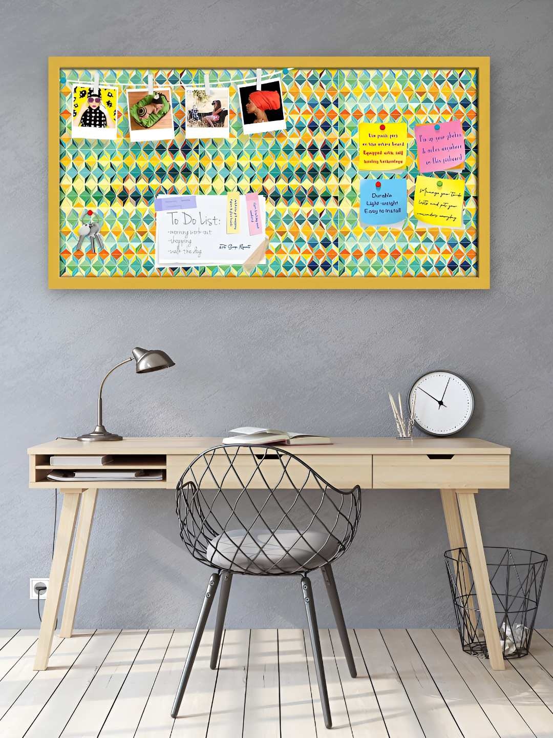 

ArtzFolio Wooden Notice Pin Board, Multi