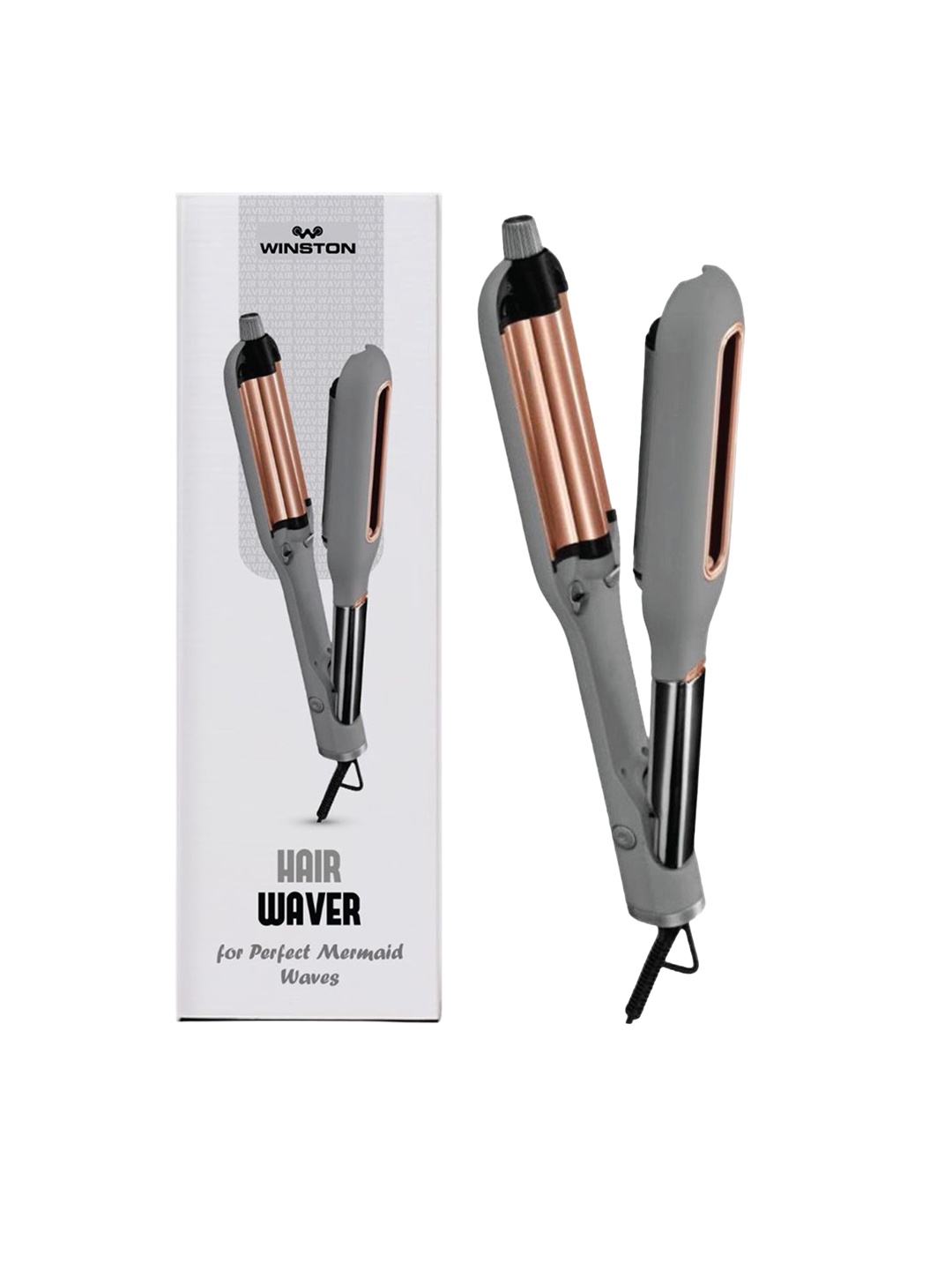 

WINSTON Hair Waver For Perfect Mermaid Waves - Grey