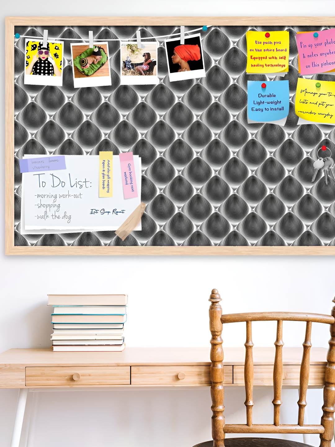 

ArtzFolio Wooden Notice Pin Board, Multi