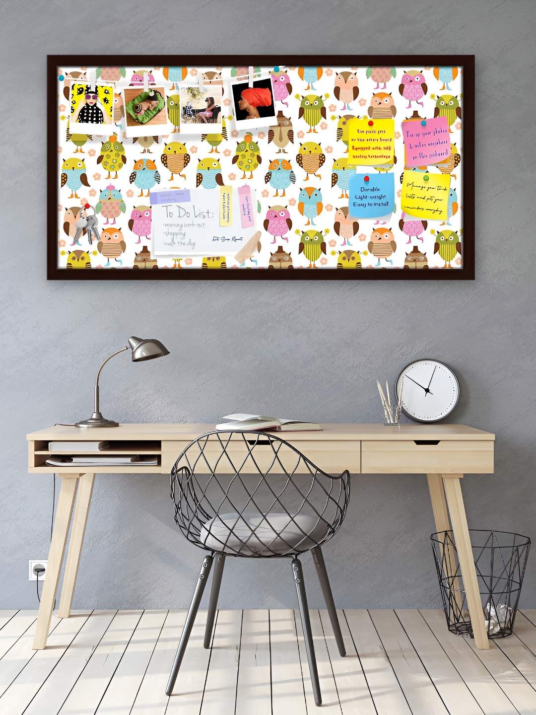 

ArtzFolio Wooden Notice Pin Board, Multi