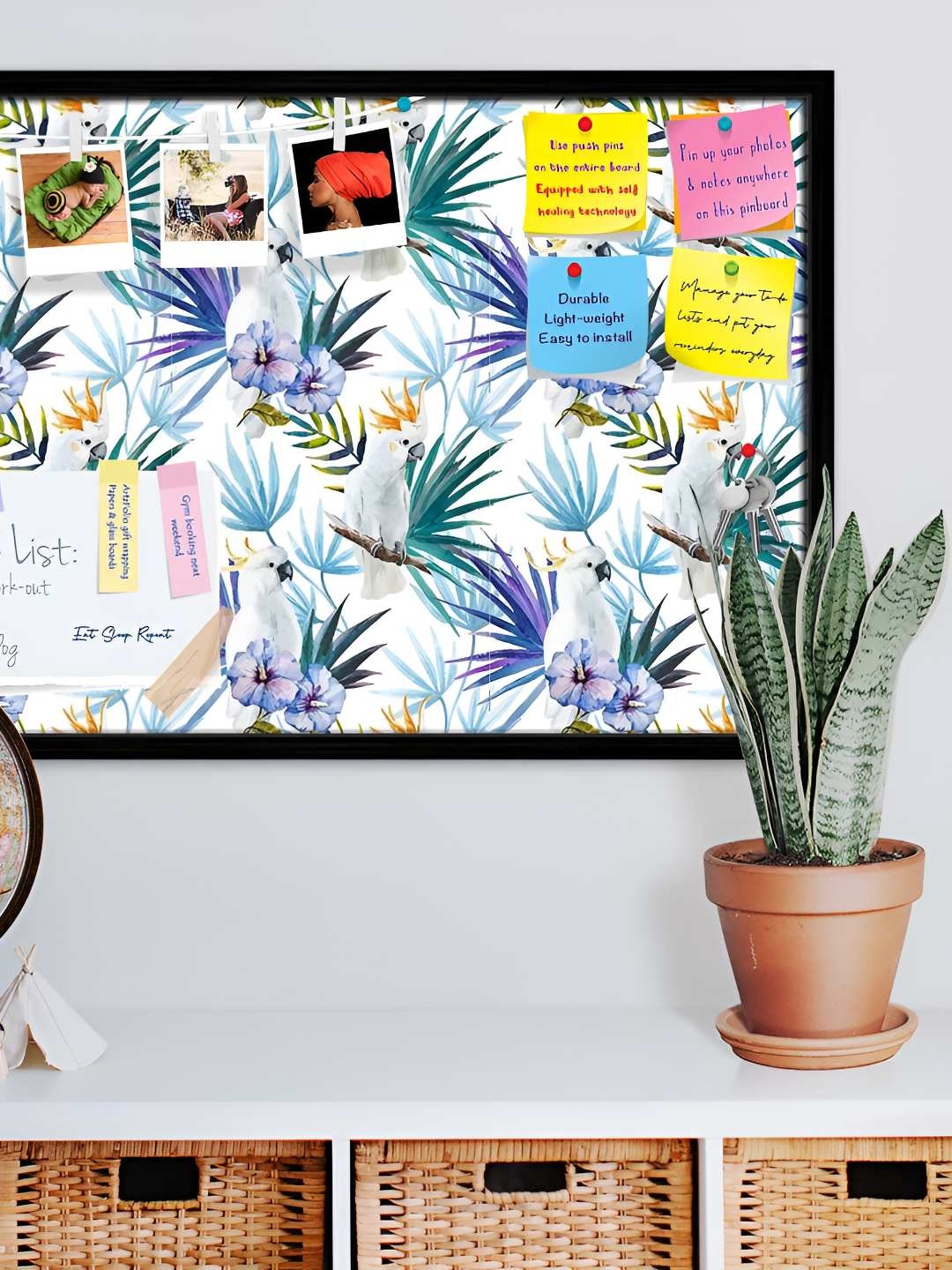 

ArtzFolio Wooden Notice Pin Board, Multi