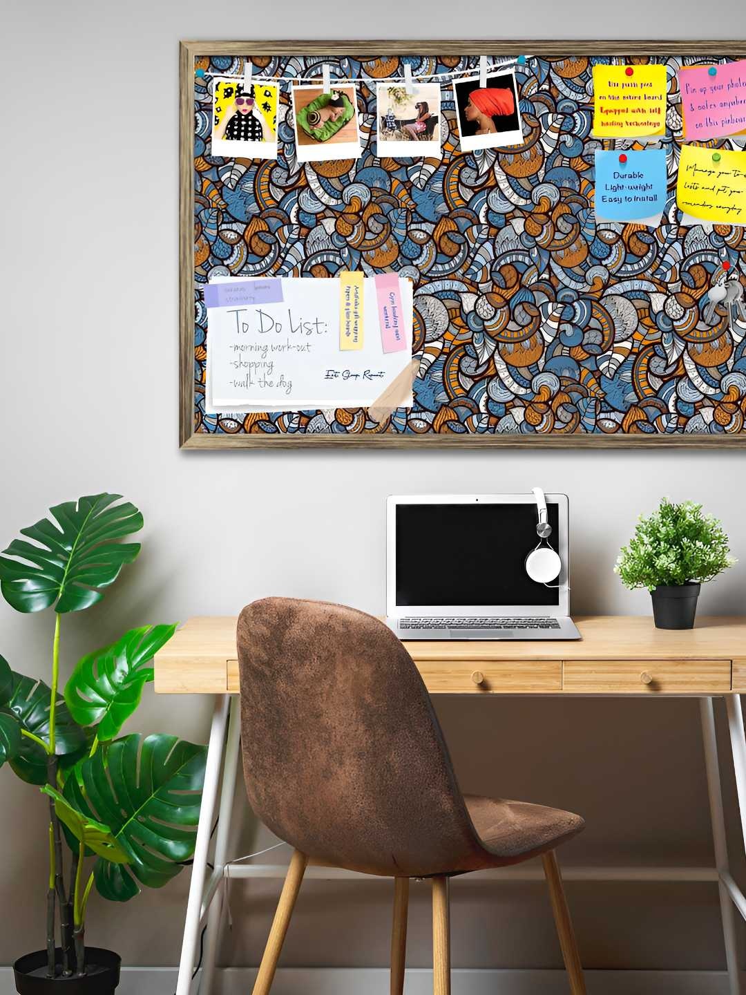 

ArtzFolio Wooden Notice Pin Board, Multi