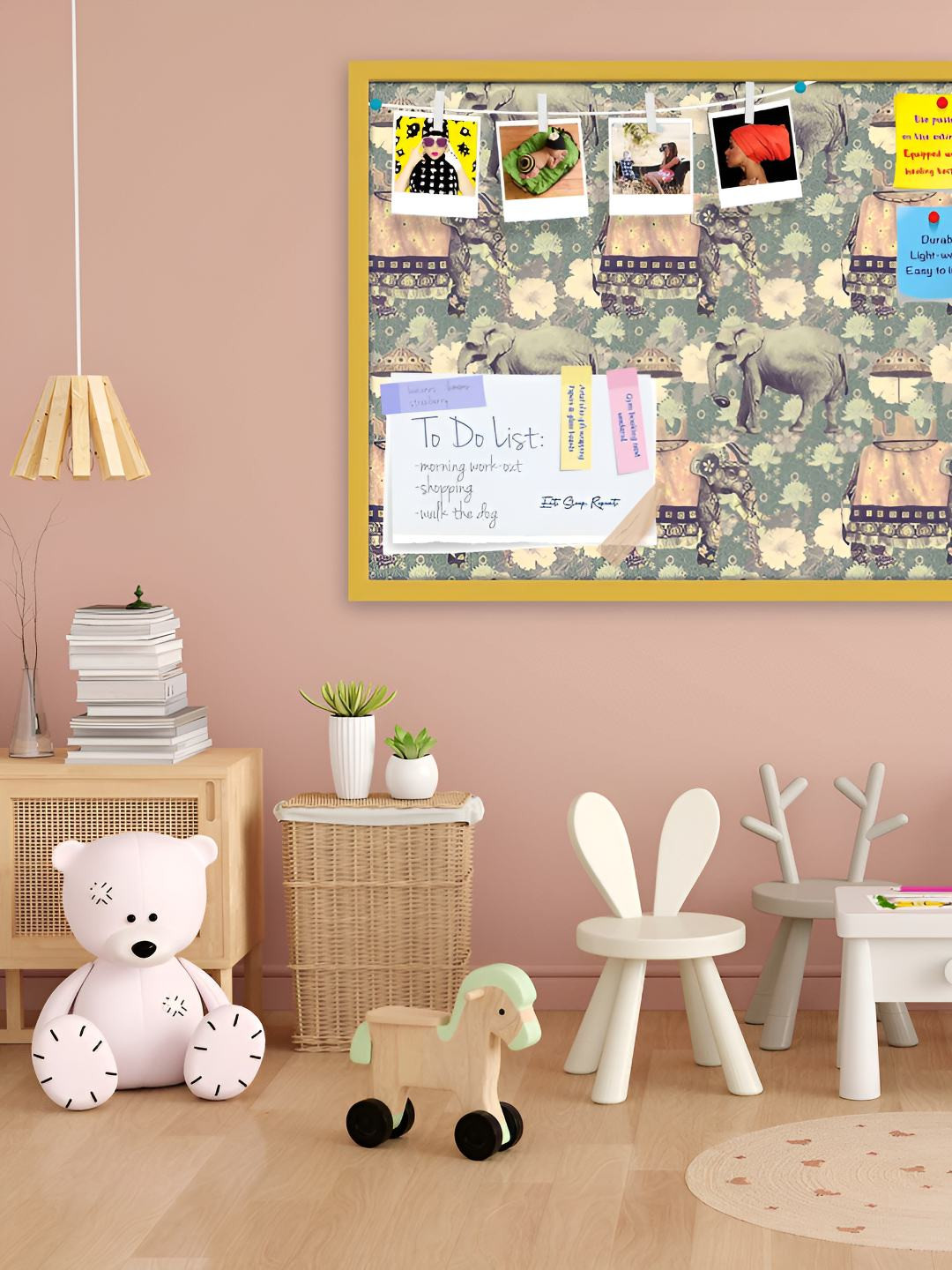 

ArtzFolio Wooden Notice Pin Board, Multi