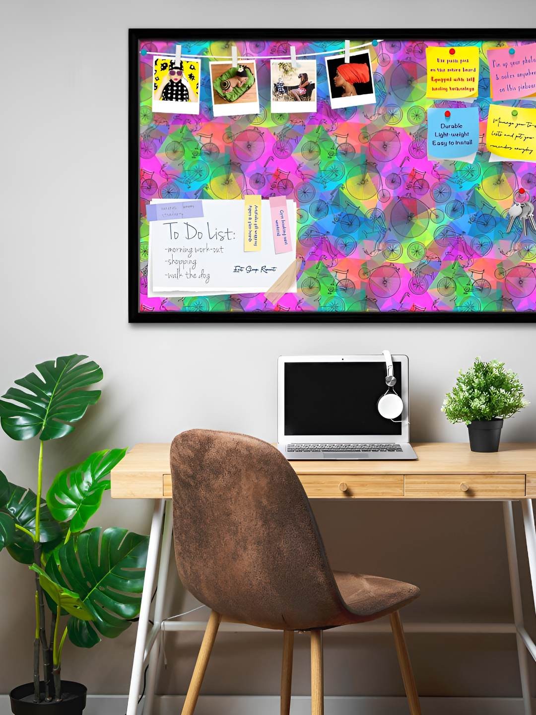 

ArtzFolio Wooden Notice Pin Board, Multi