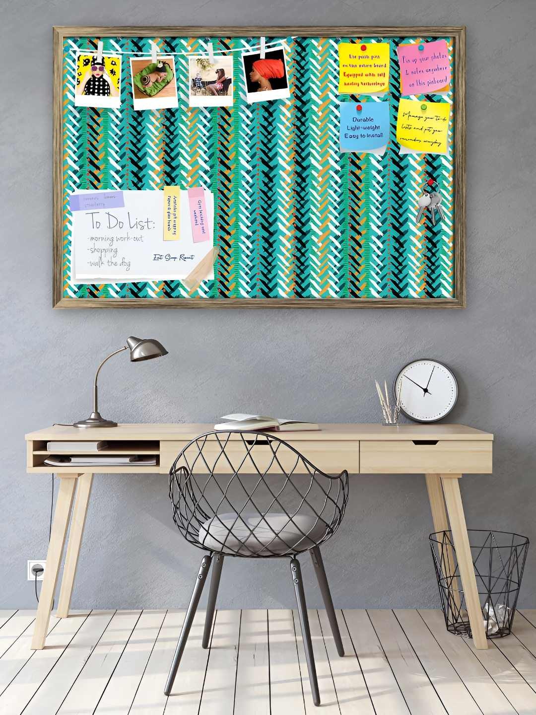

ArtzFolio Wooden Notice Pin Board, Multi
