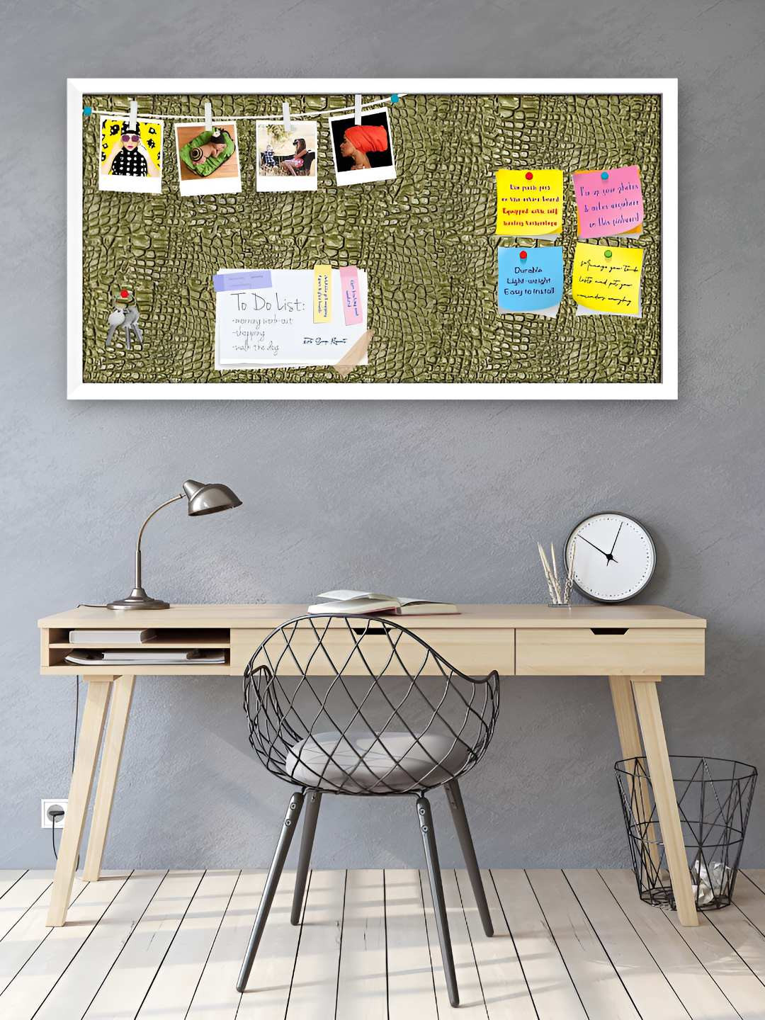

ArtzFolio Wooden Notice Pin Board, Multi