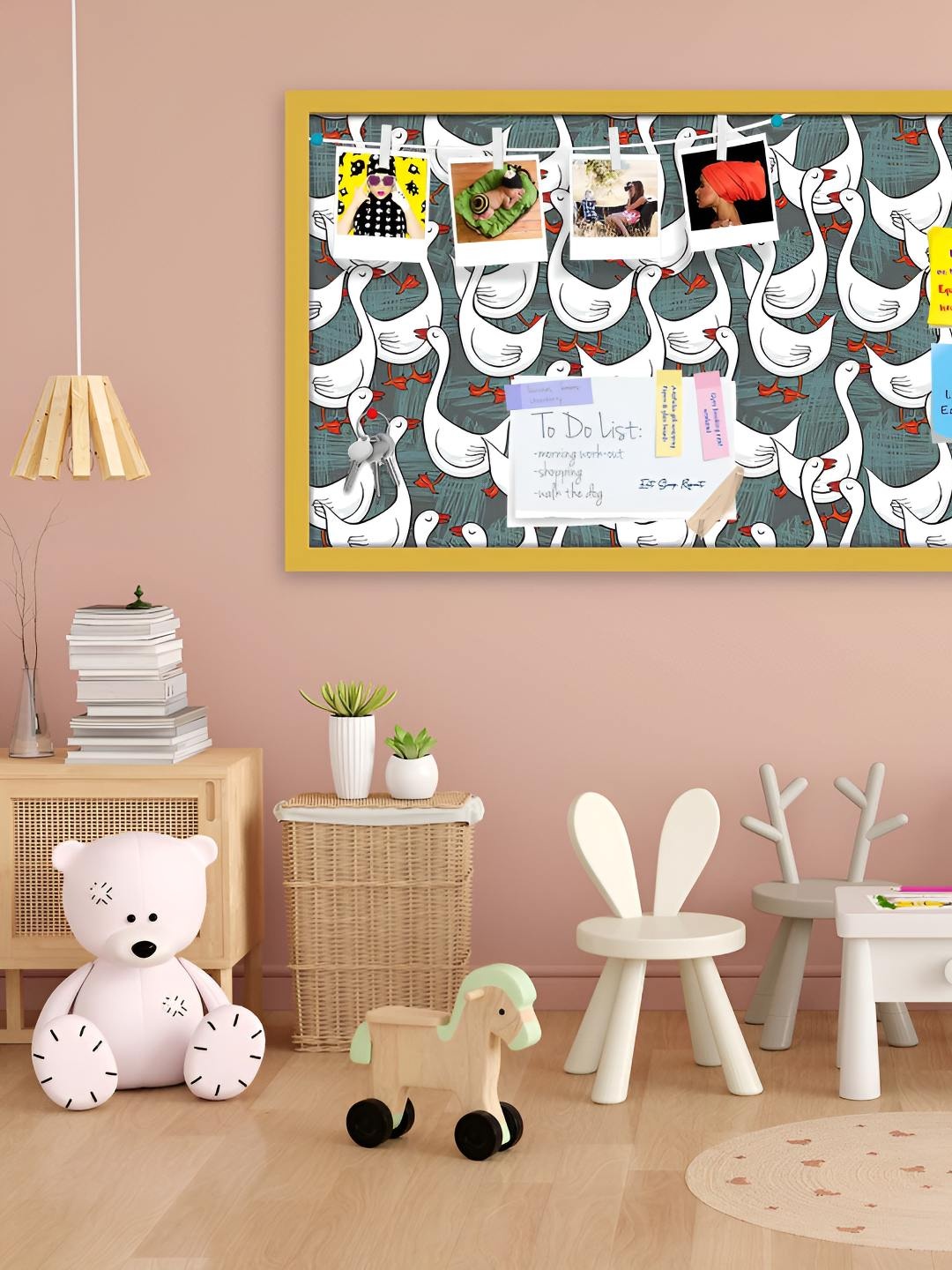 

ArtzFolio Wooden Notice Pin Board, Multi