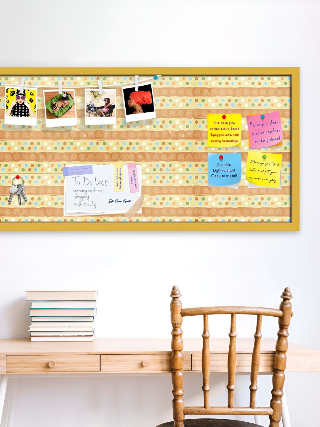 

ArtzFolio Wooden Notice Pin Board, Multi