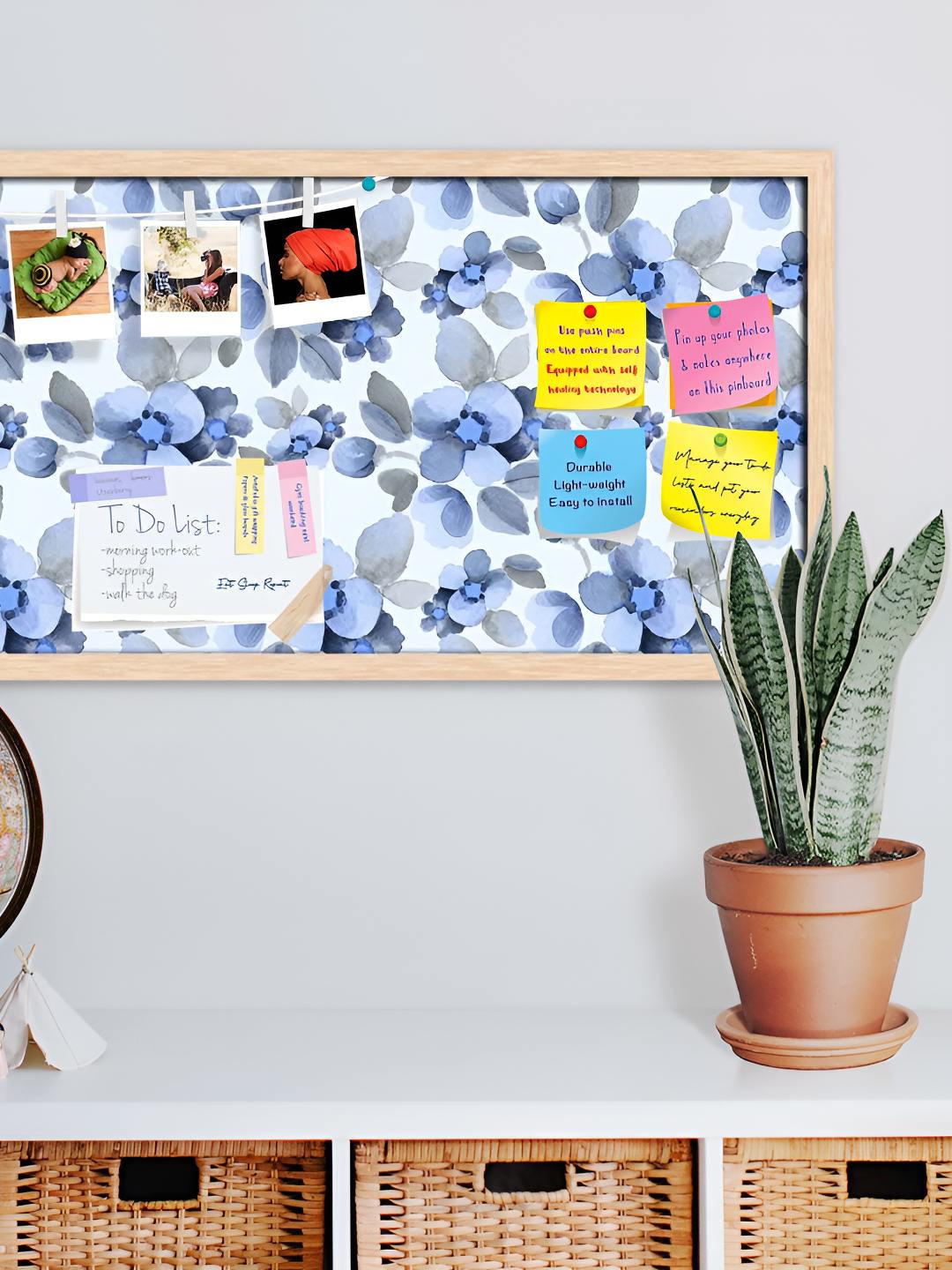 

ArtzFolio Wooden Notice Pin Board, Multi