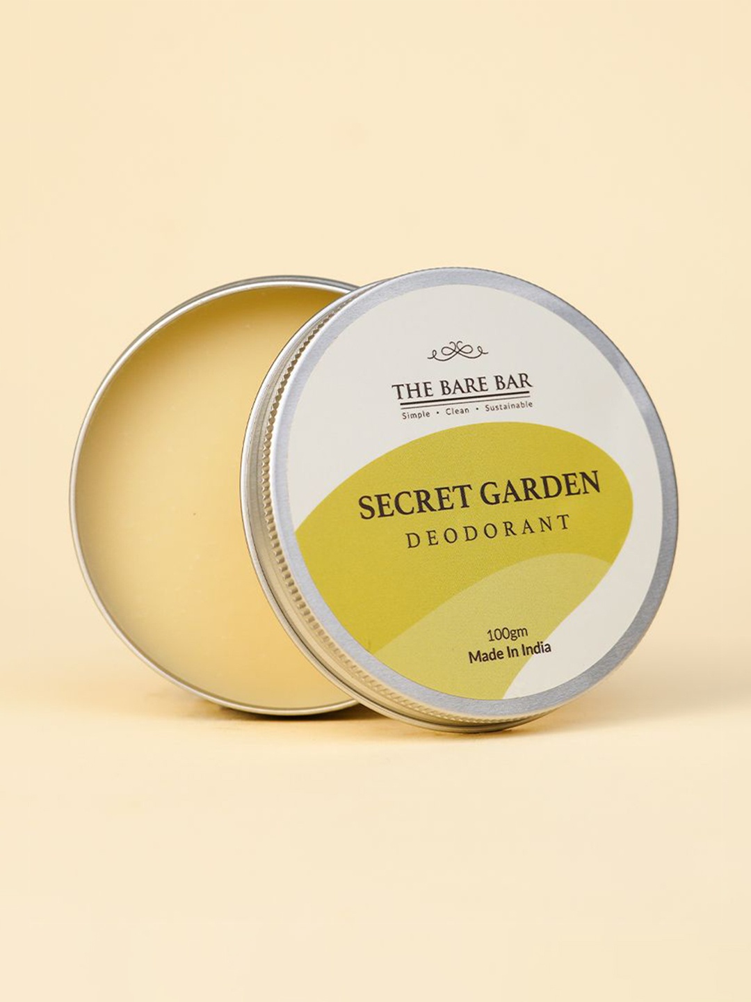 

The Bare Bar Secret Garden Deodorant - 100 g, Cream