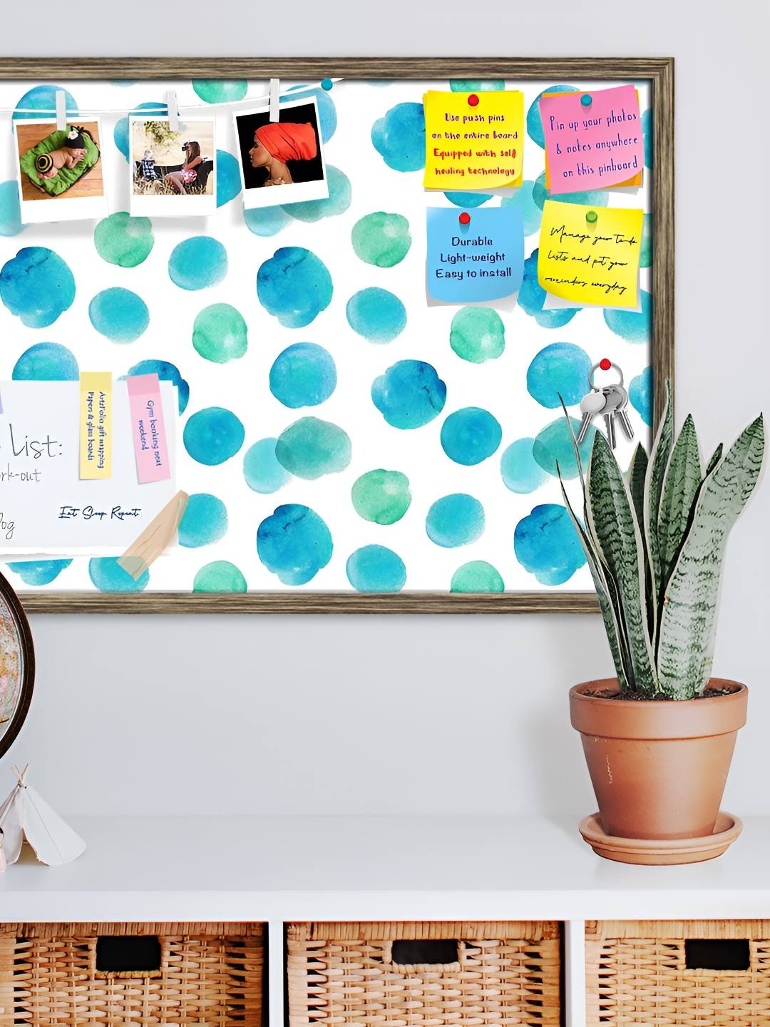 

ArtzFolio Wooden Notice Pin Board, Multi