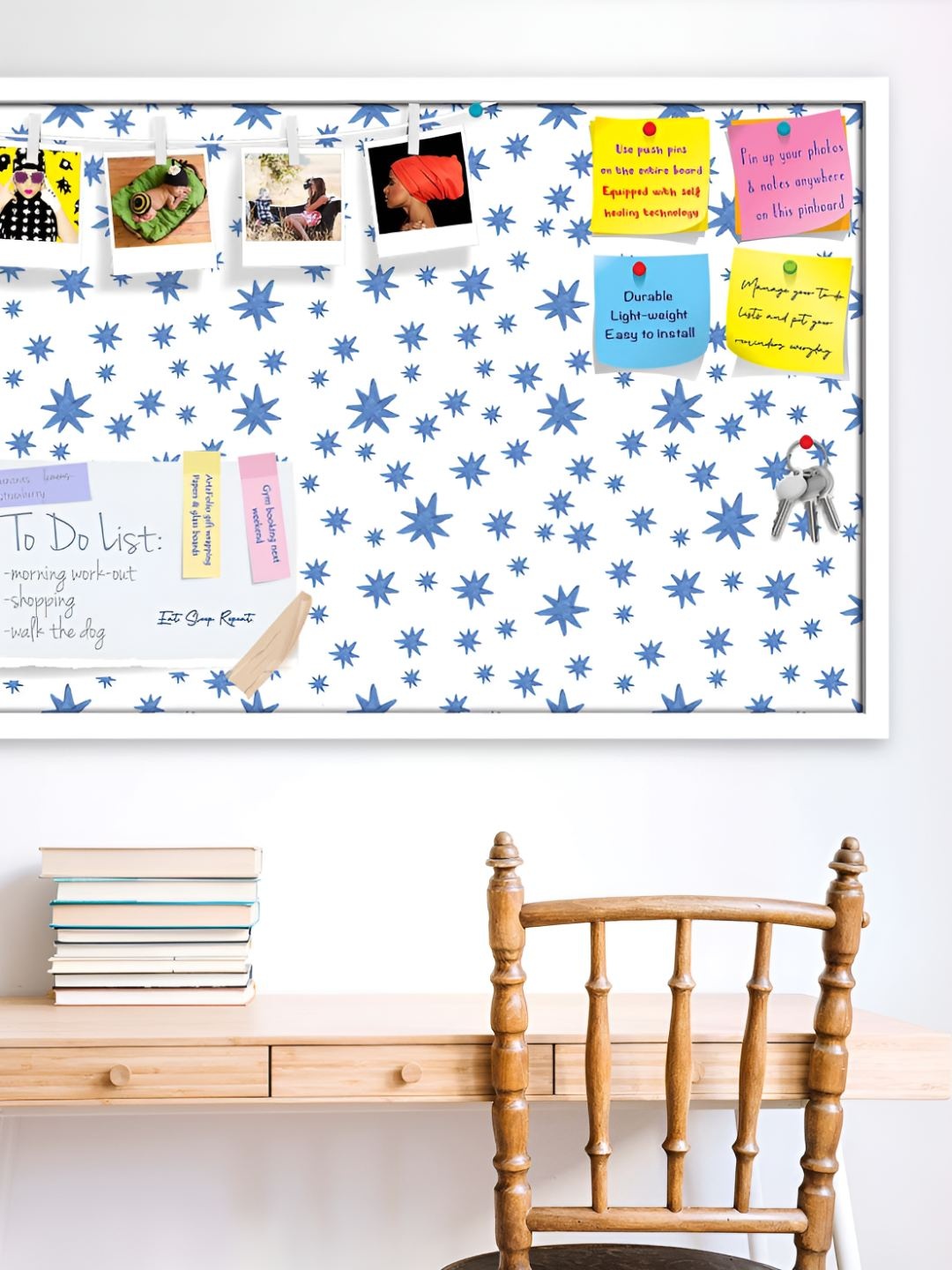 

ArtzFolio Wooden Notice Pin Board, Multi