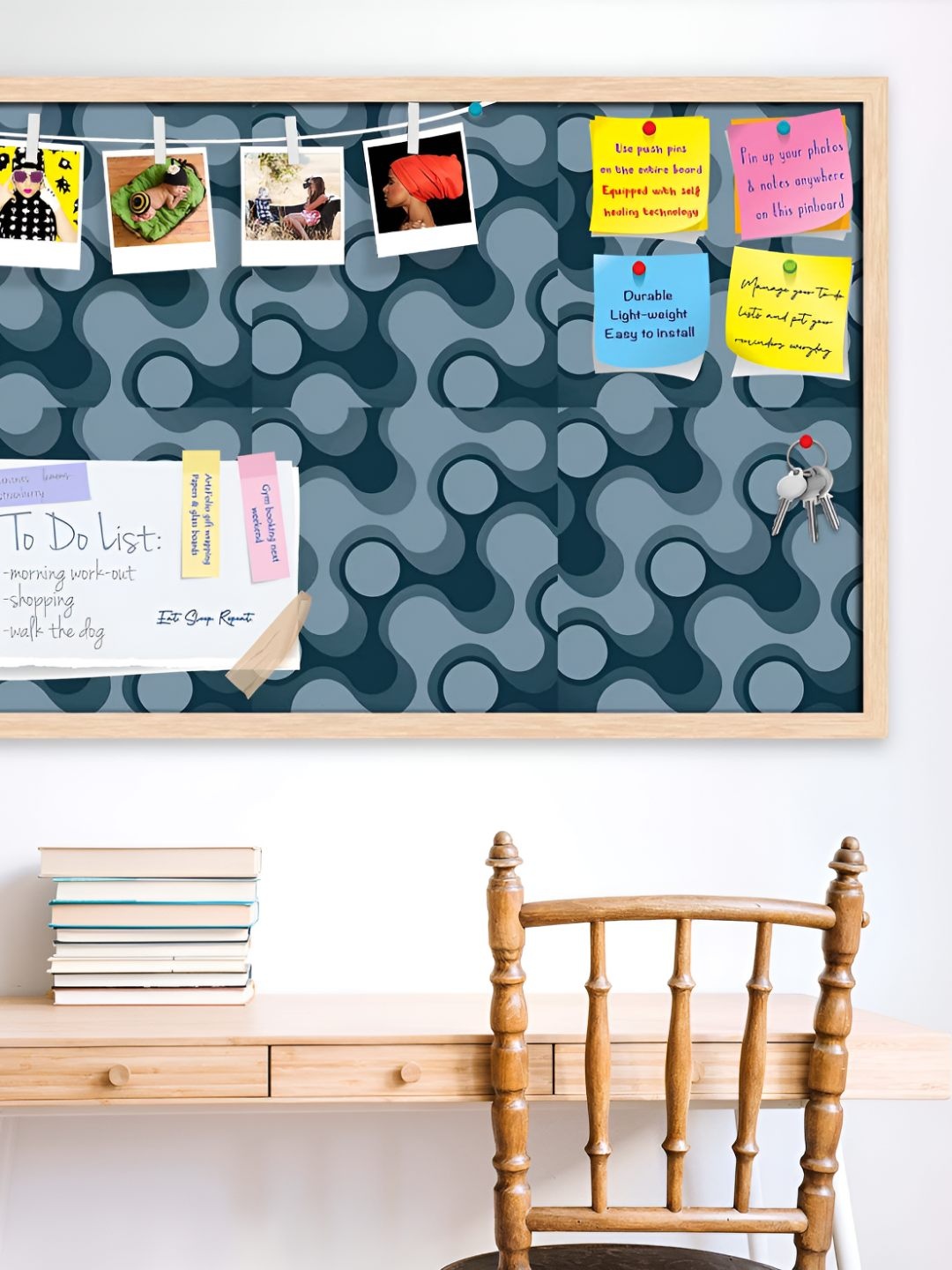 

ArtzFolio Wooden Notice Pin Board, Multi