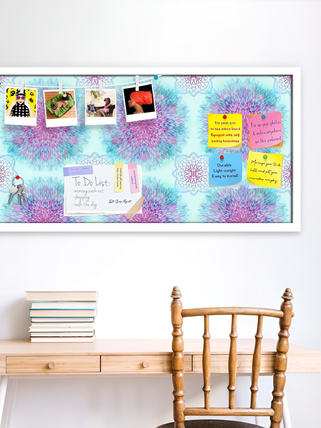 

ArtzFolio Wooden Notice Pin Board, Multi