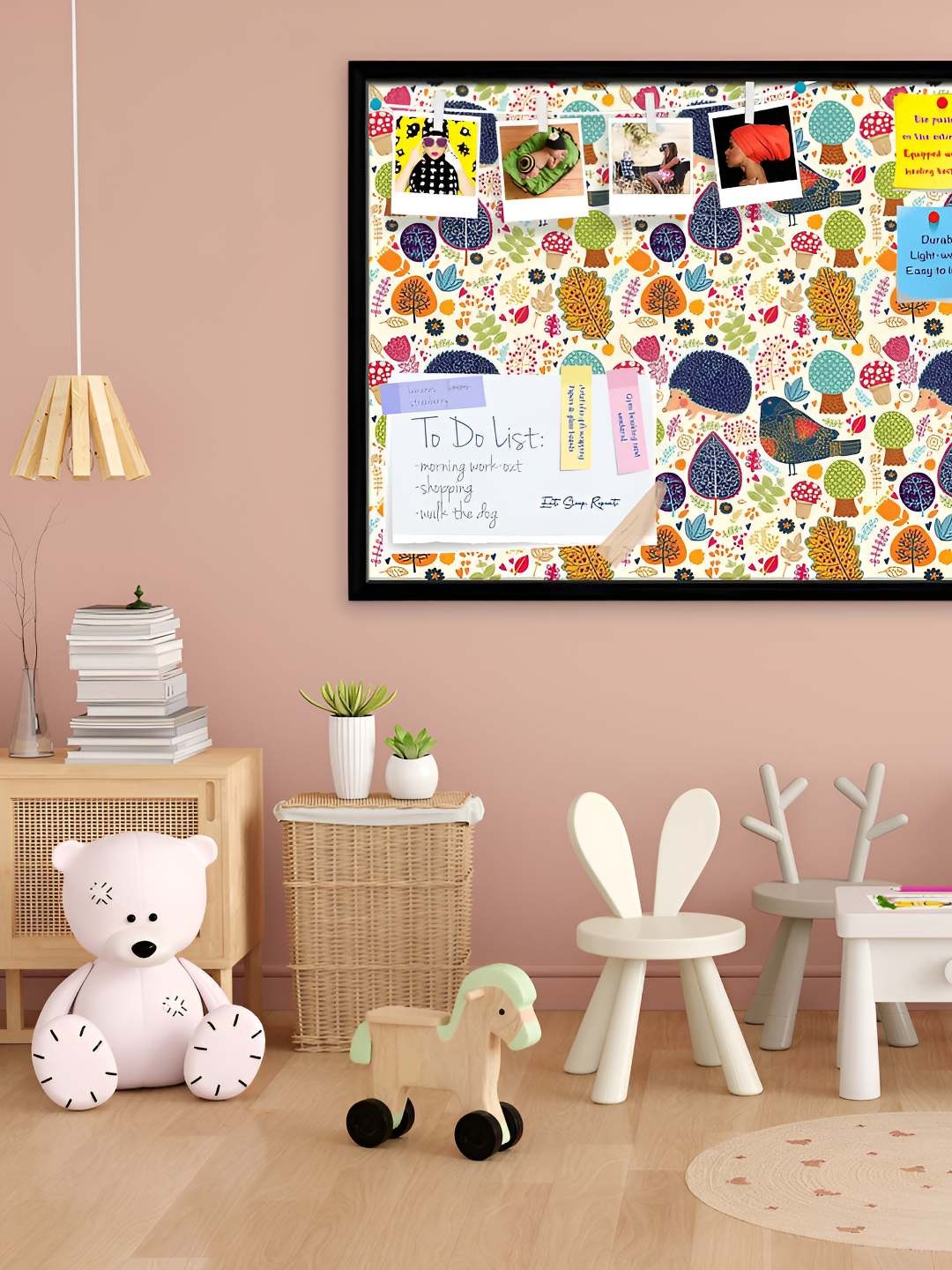 

ArtzFolio Wooden Notice Pin Board, Multi