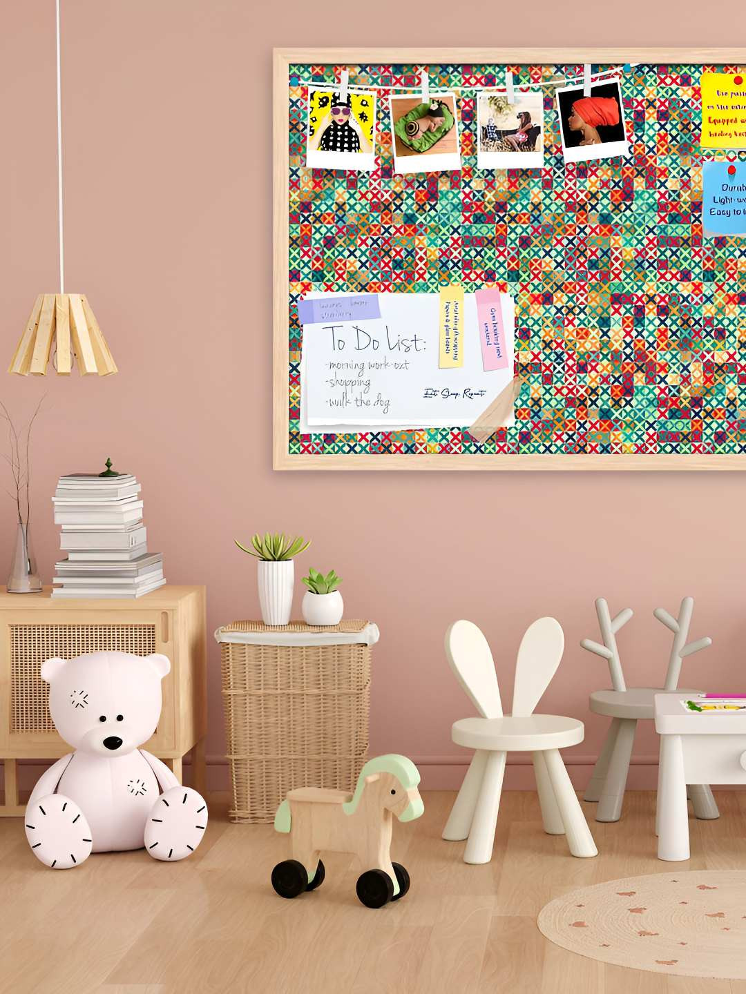 

ArtzFolio Wooden Notice Pin Board, Multi