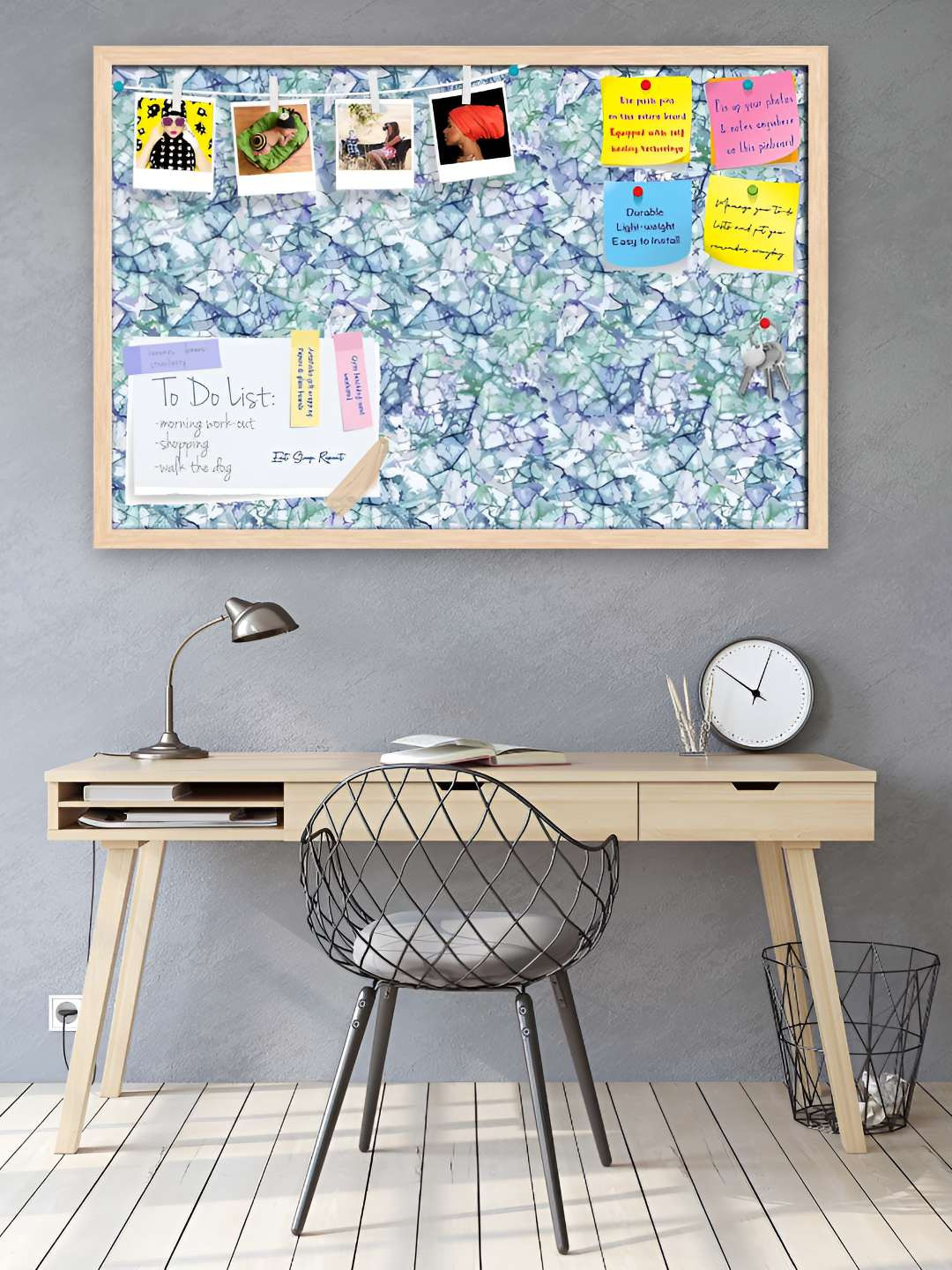 

ArtzFolio Wooden Notice Pin Board, Multi