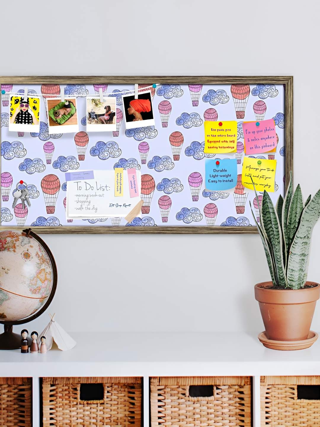 

ArtzFolio Wooden Notice Pin Board, Multi