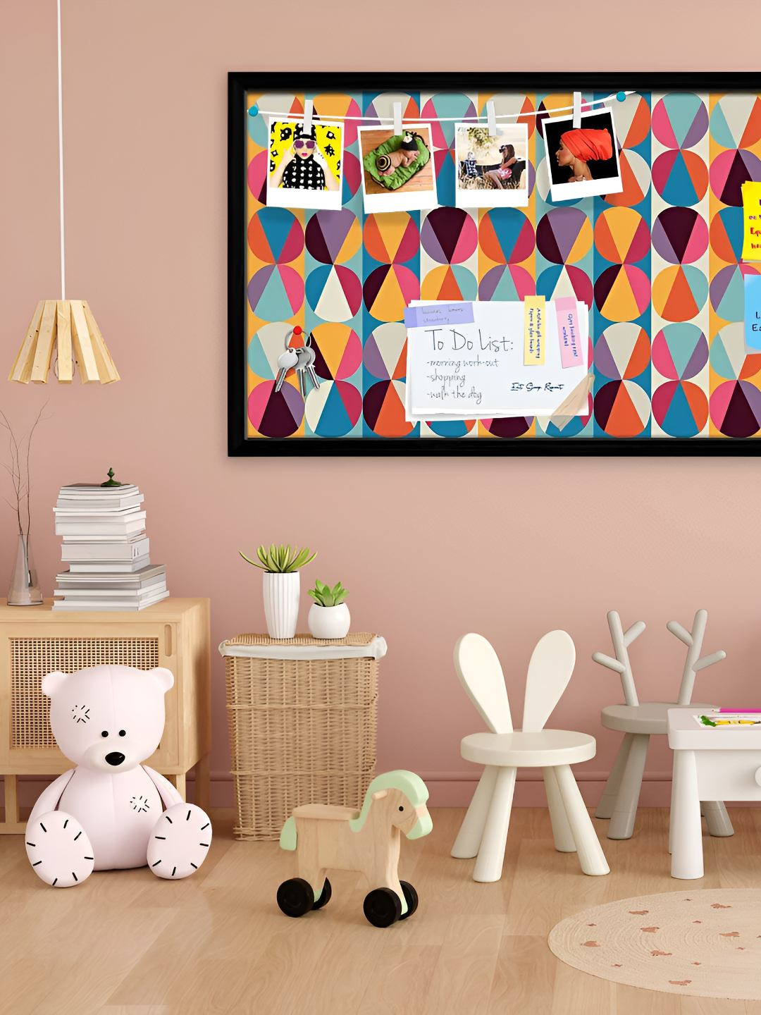 

ArtzFolio Wooden Notice Pin Board, Multi