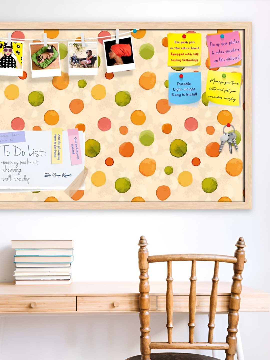 

ArtzFolio Wooden Notice Pin Board, Multi
