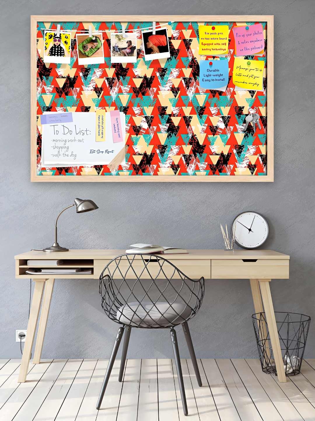 

ArtzFolio Wooden Notice Pin Board, Multi
