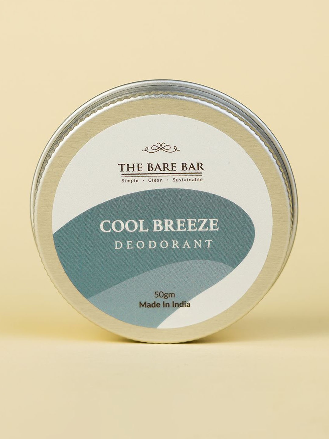 

The Bare Bar Cool Breeze Deodorant - 50 g, Cream