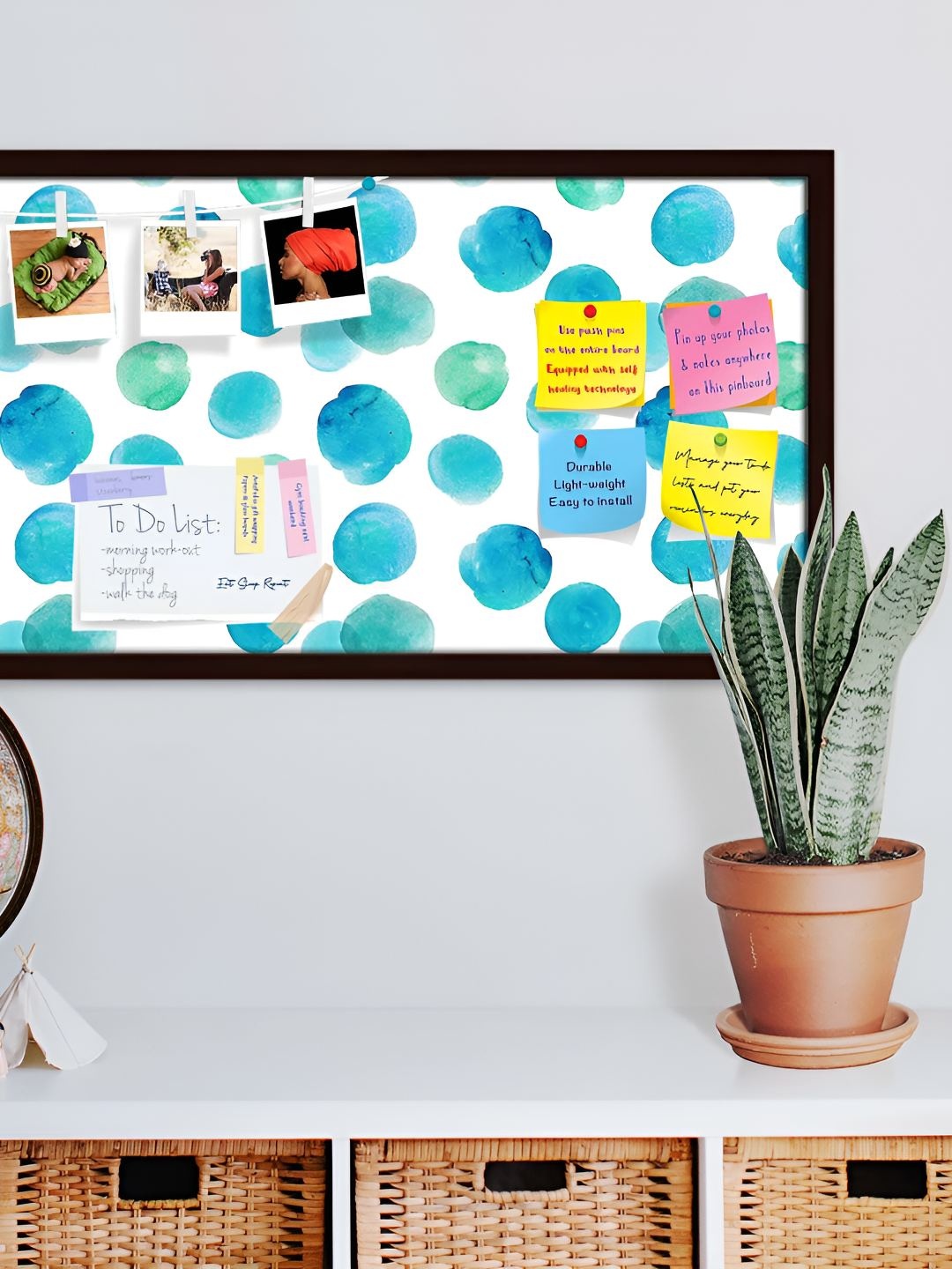

ArtzFolio Wooden Notice Pin Board, Multi