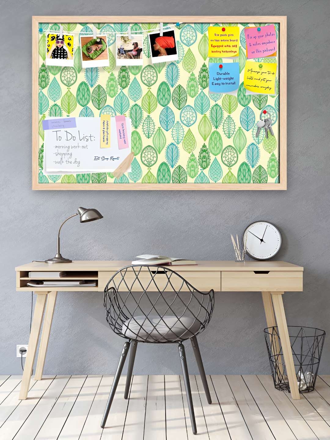 

ArtzFolio Wooden Notice Pin Board, Multi