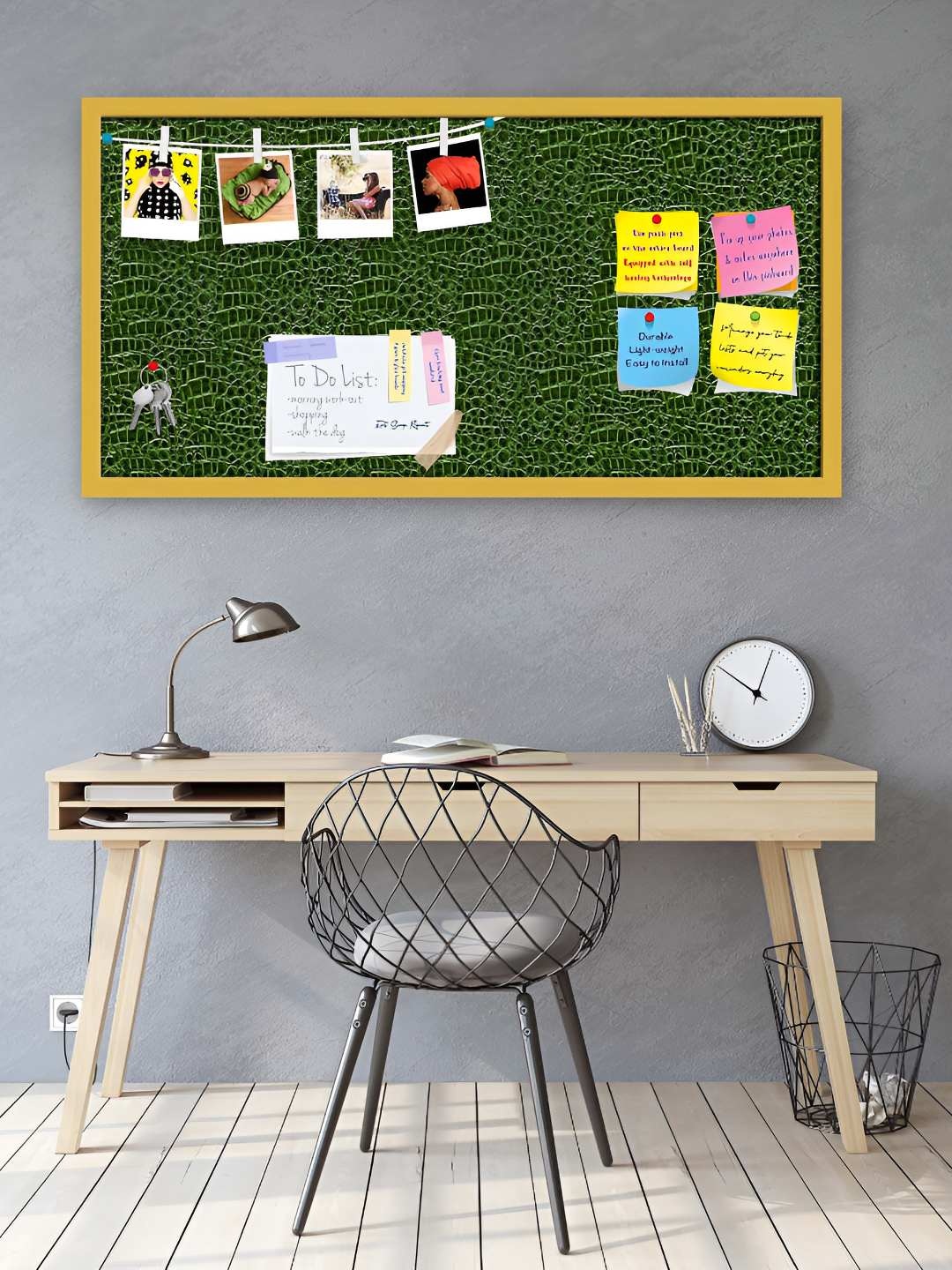 

ArtzFolio Wooden Notice Pin Board, Multi