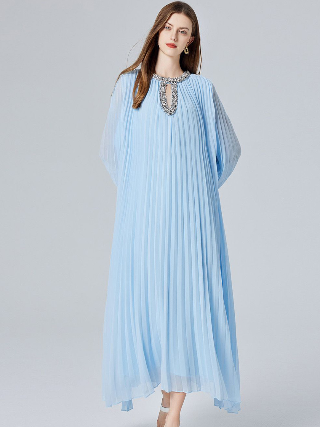 

JC Collection Women A-Line Maxi Dress, Blue