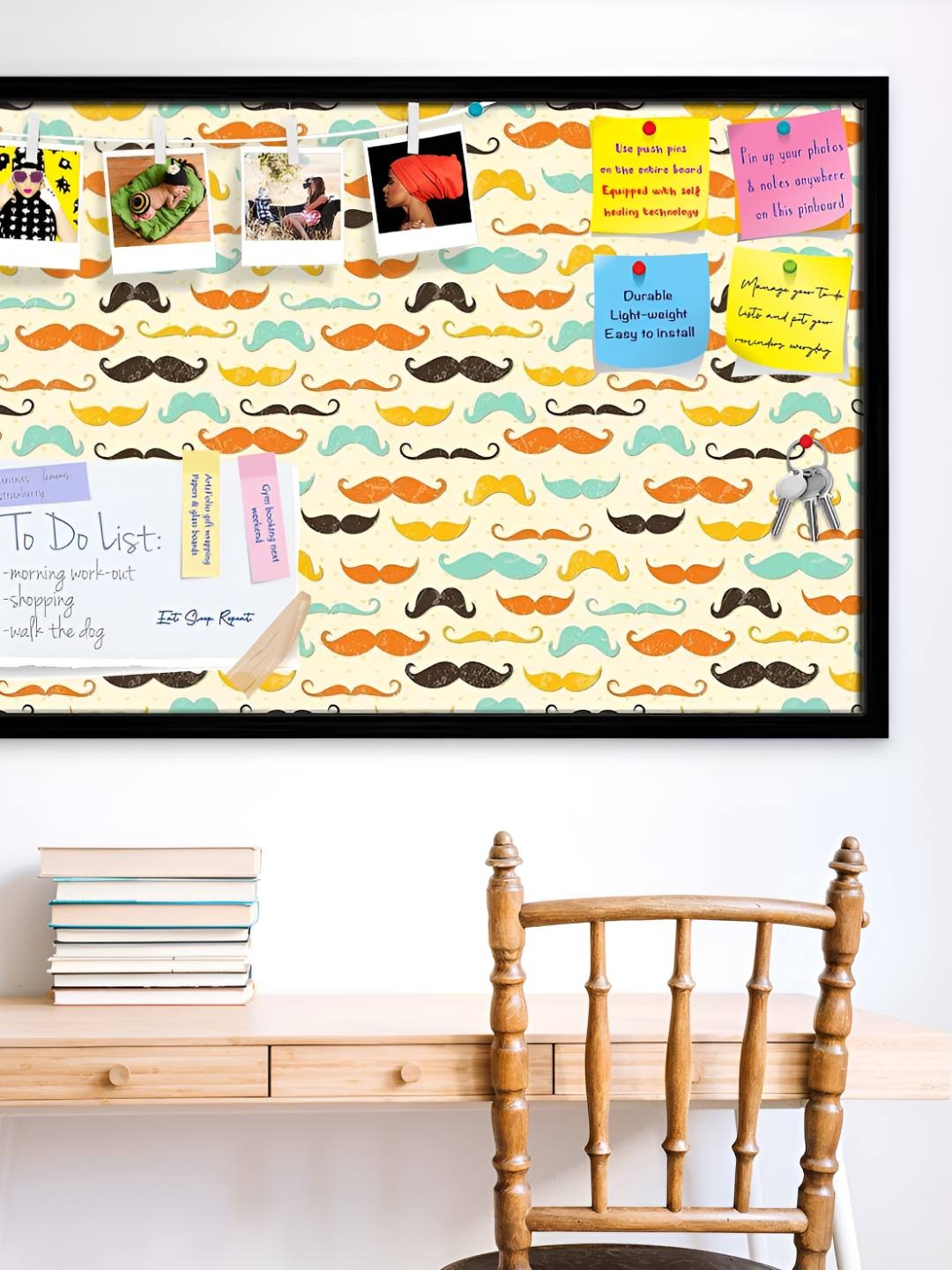 

ArtzFolio Wooden Notice Pin Board, Multi