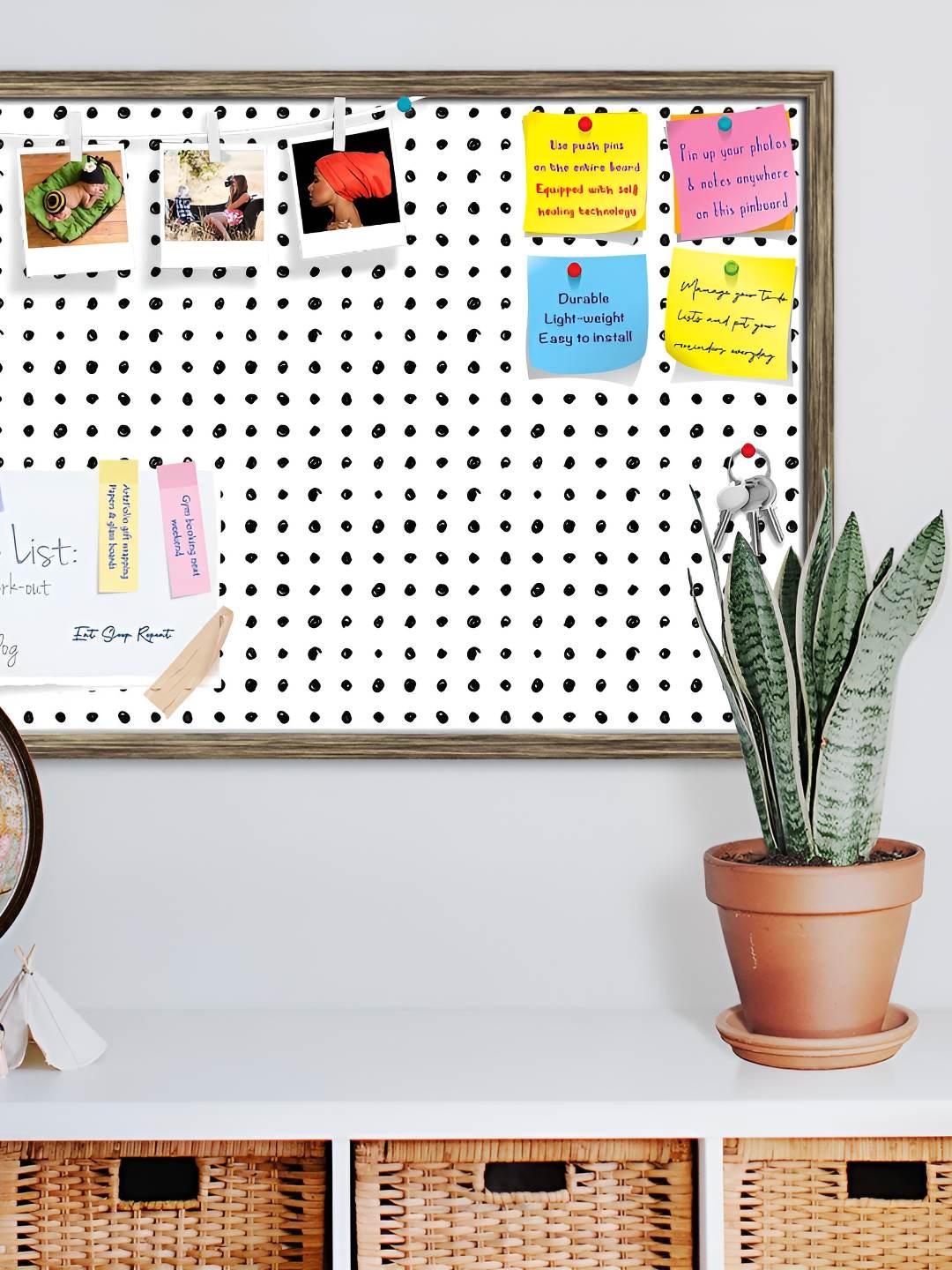 

ArtzFolio Wooden Notice Pin Board, Multi