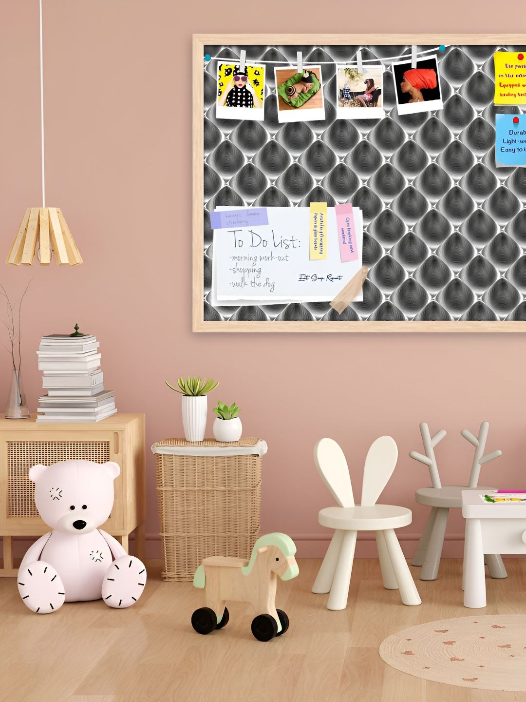 

ArtzFolio Wooden Notice Pin Board, Multi