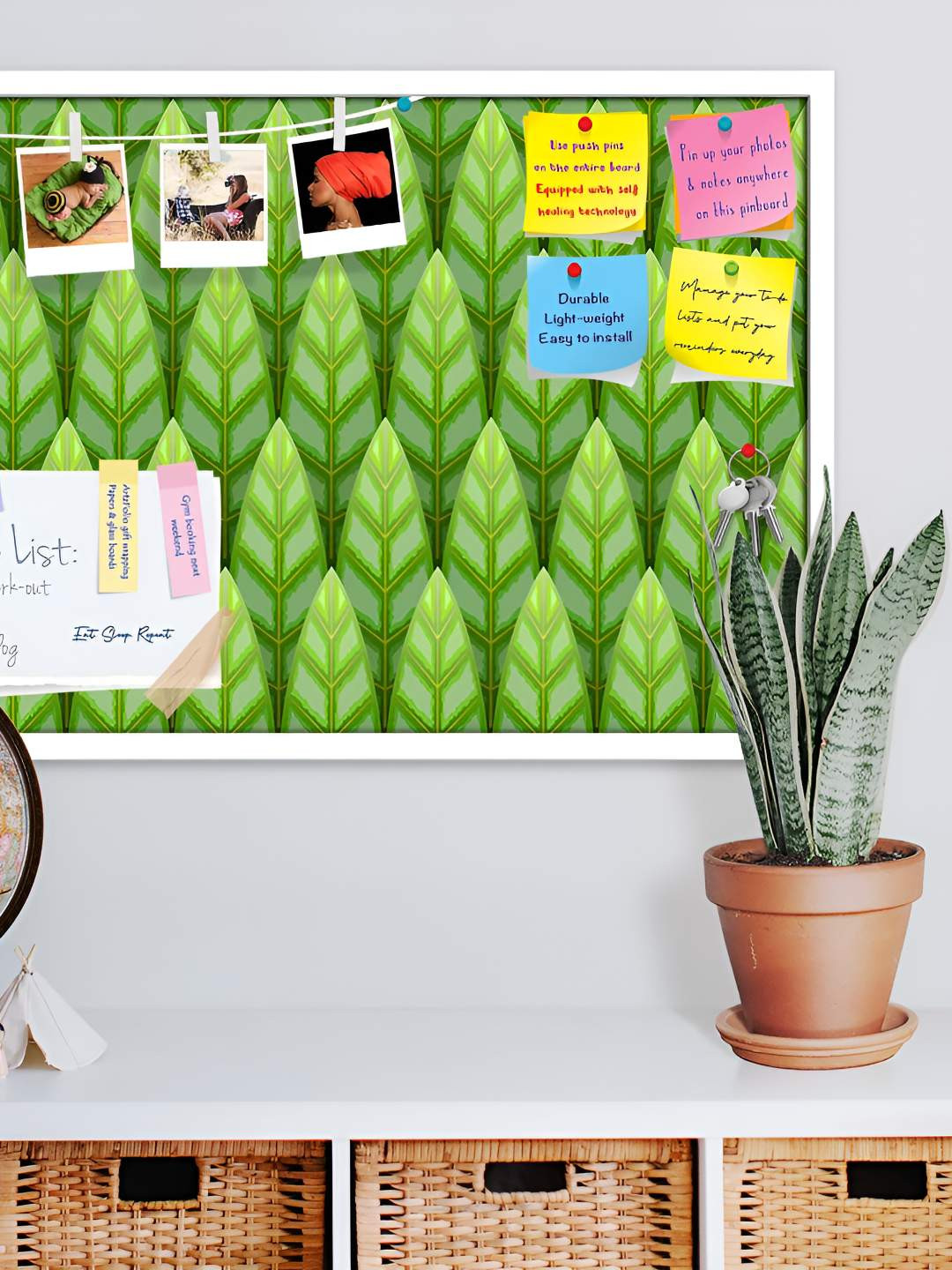 

ArtzFolio Wooden Notice Pin Board, Multi