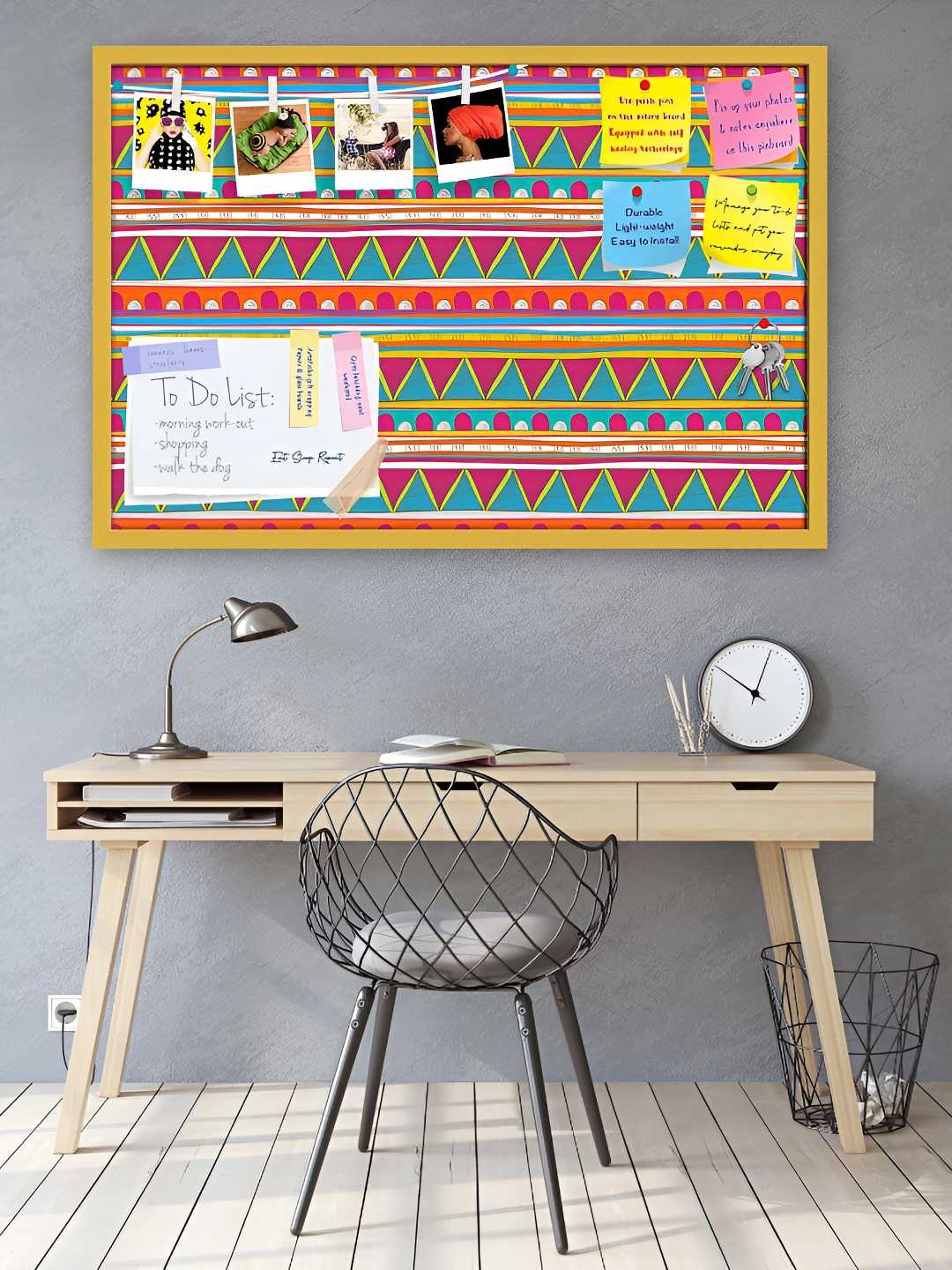 

ArtzFolio Wooden Notice Pin Board, Multi