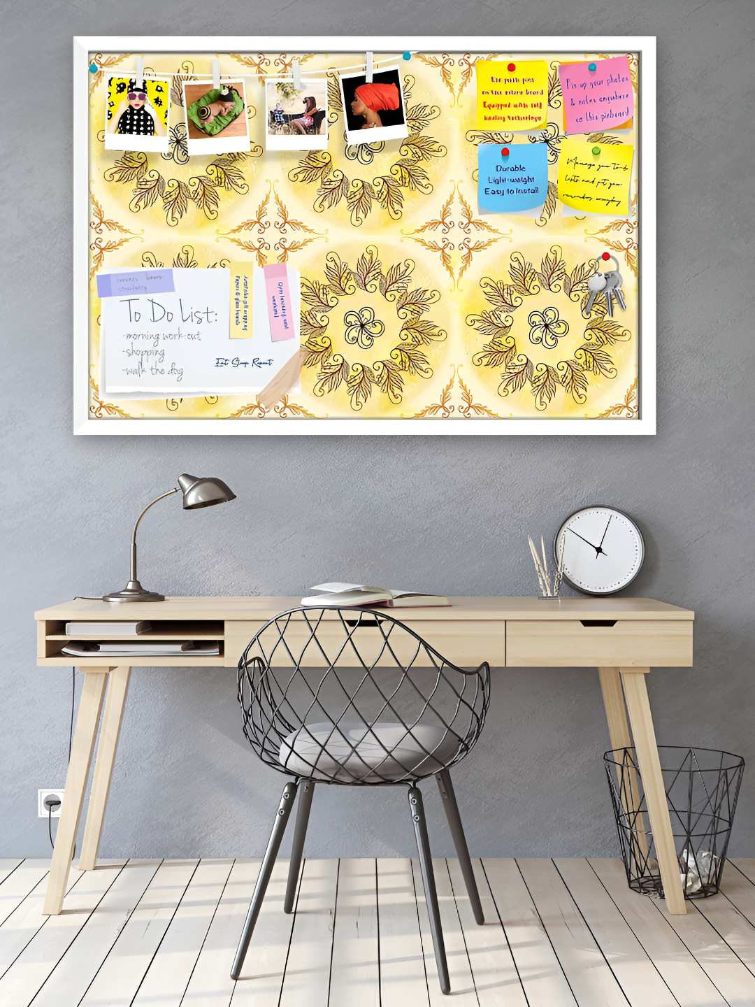 

ArtzFolio Wooden Notice Board, Multi