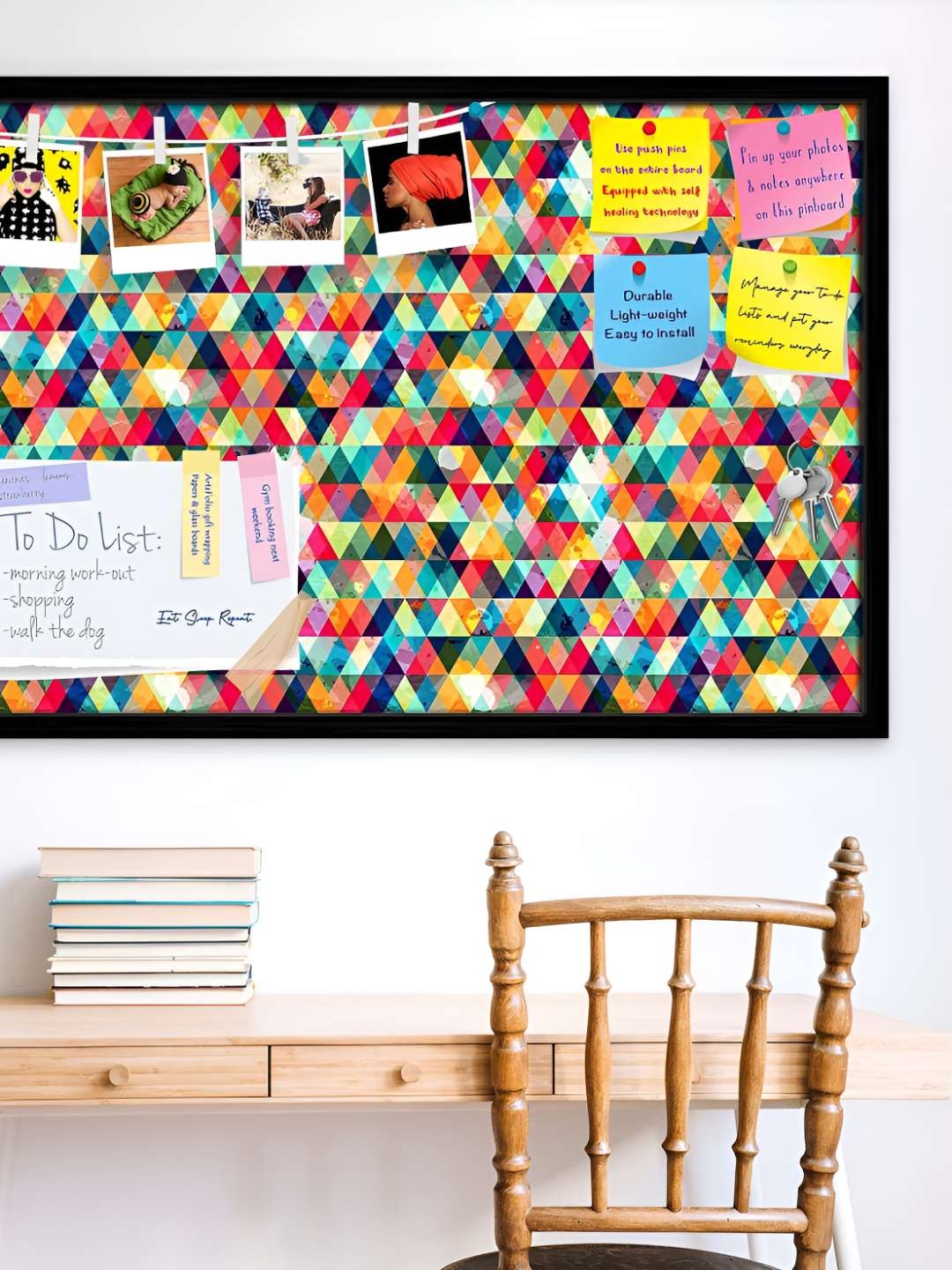 

ArtzFolio Wooden Notice Pin Board, Multi