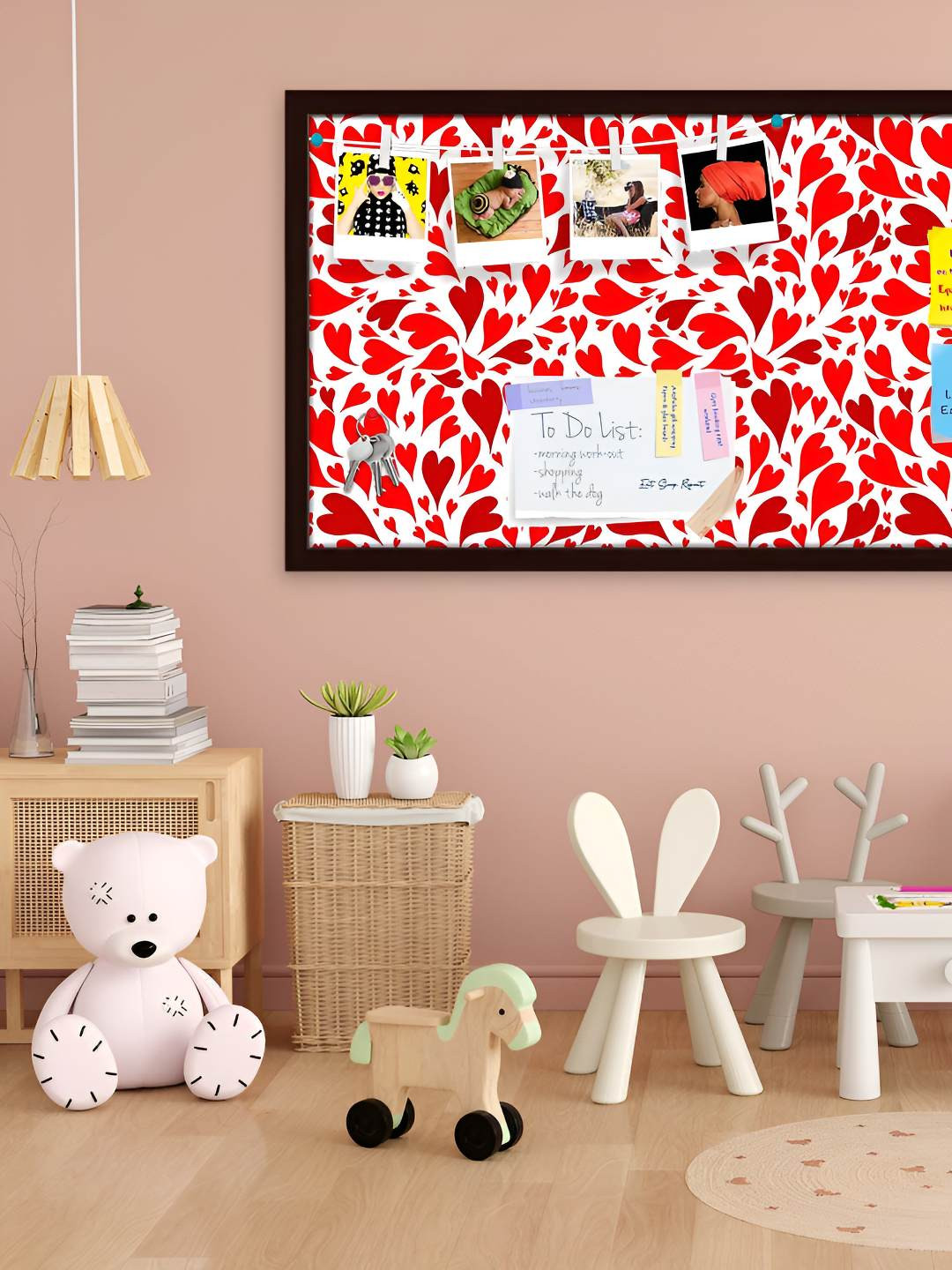 

ArtzFolio Wooden Notice Pin Board, Multi