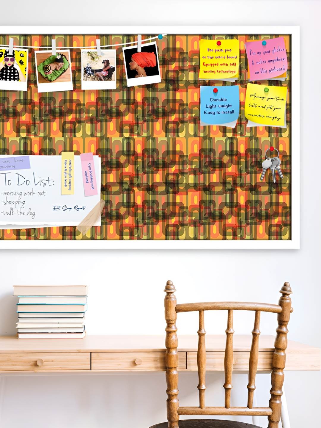 

ArtzFolio Wooden Notice Pin Board, Multi