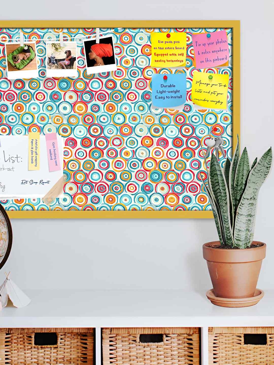

ArtzFolio Wooden Notice Pin Board, Multi