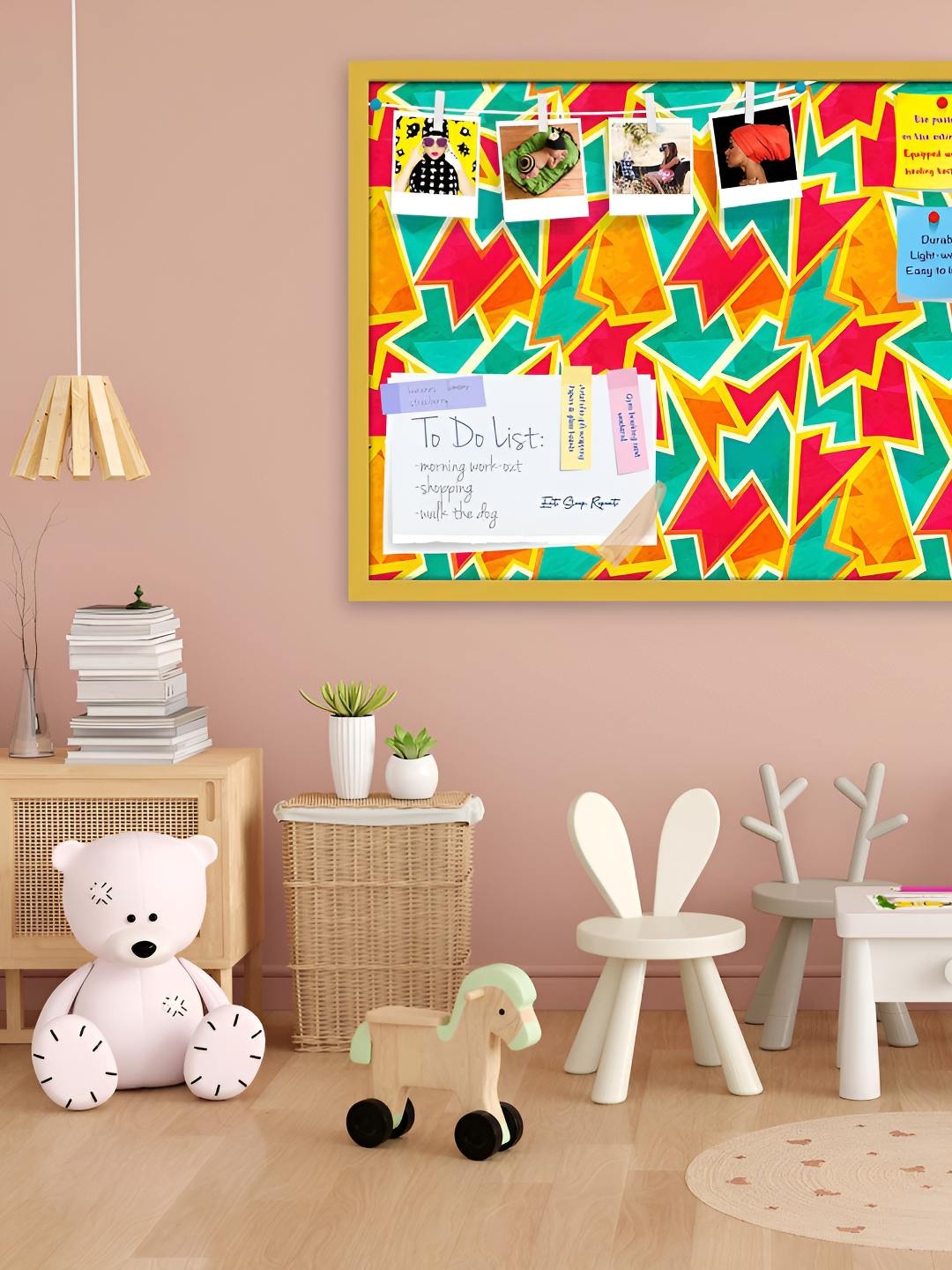 

ArtzFolio Wooden Notice Pin Board, Multi