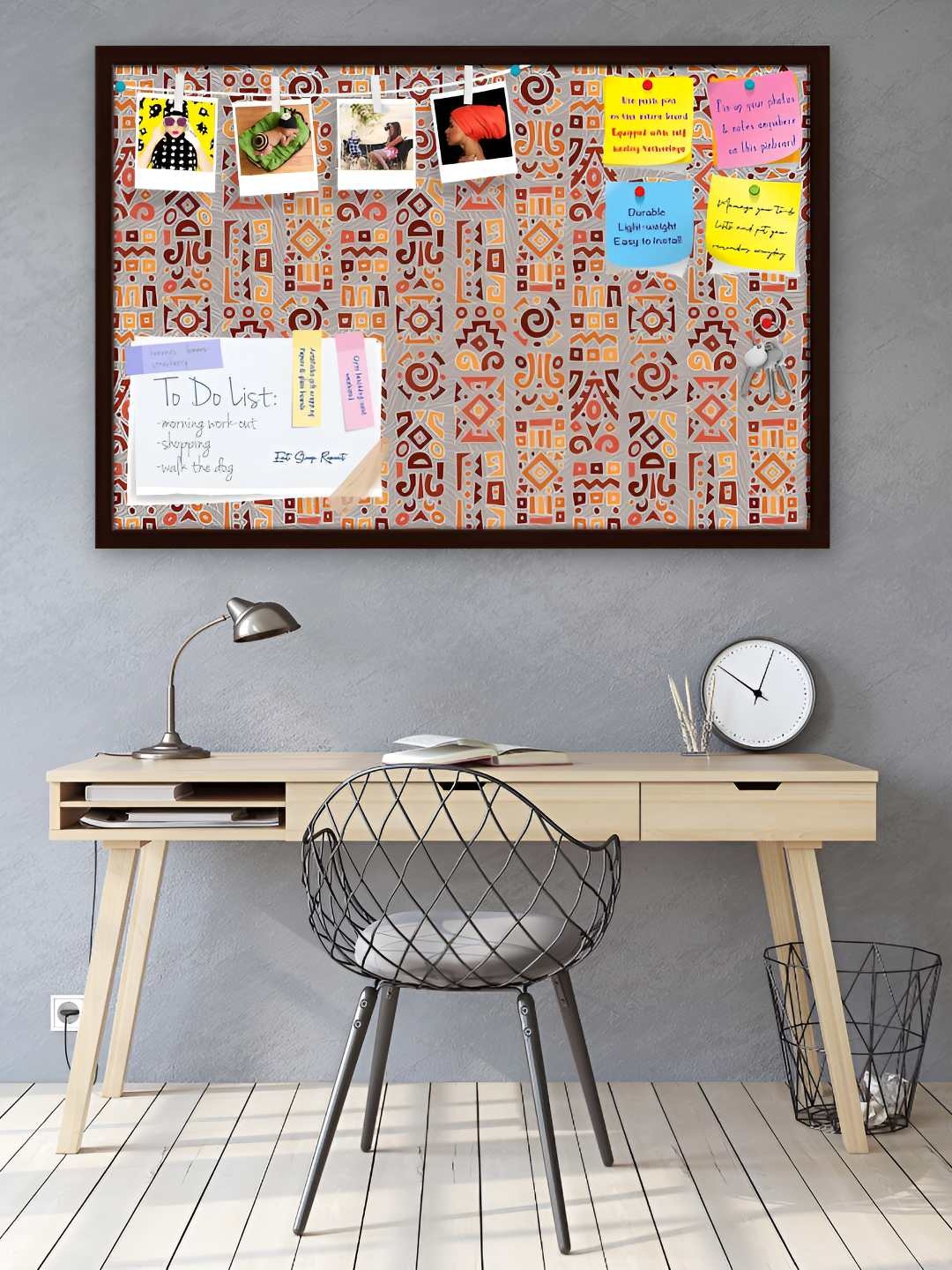 

ArtzFolio Wooden Notice Pin Board, Multi