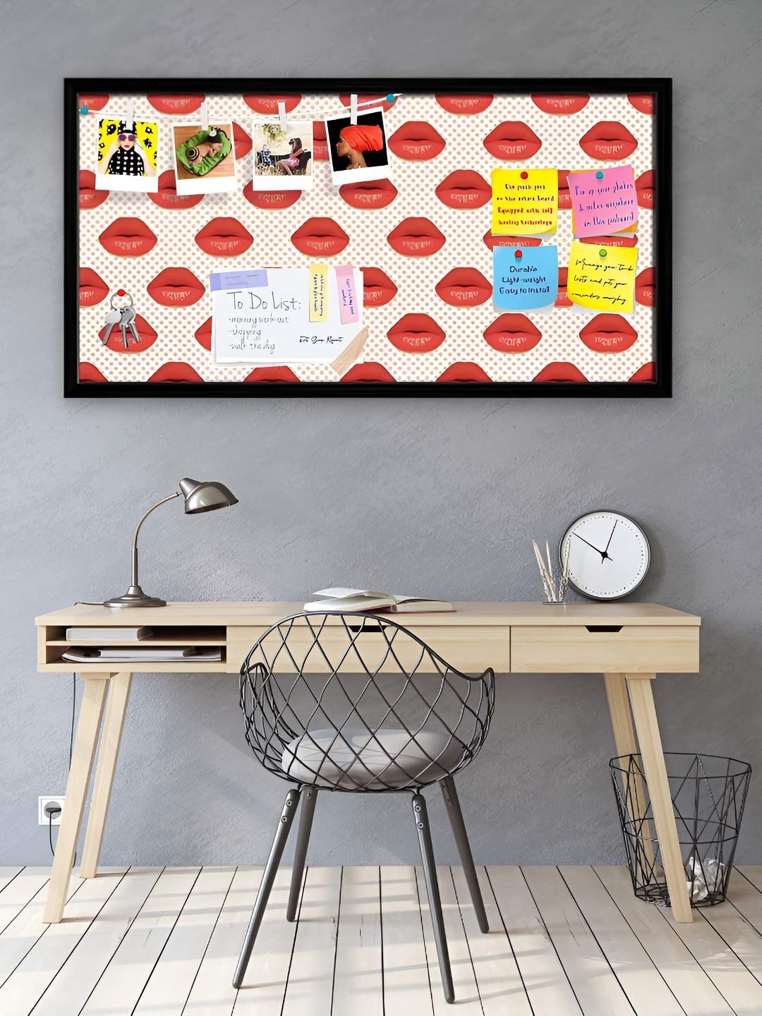 

ArtzFolio Wooden Notice Pin Board, Multi