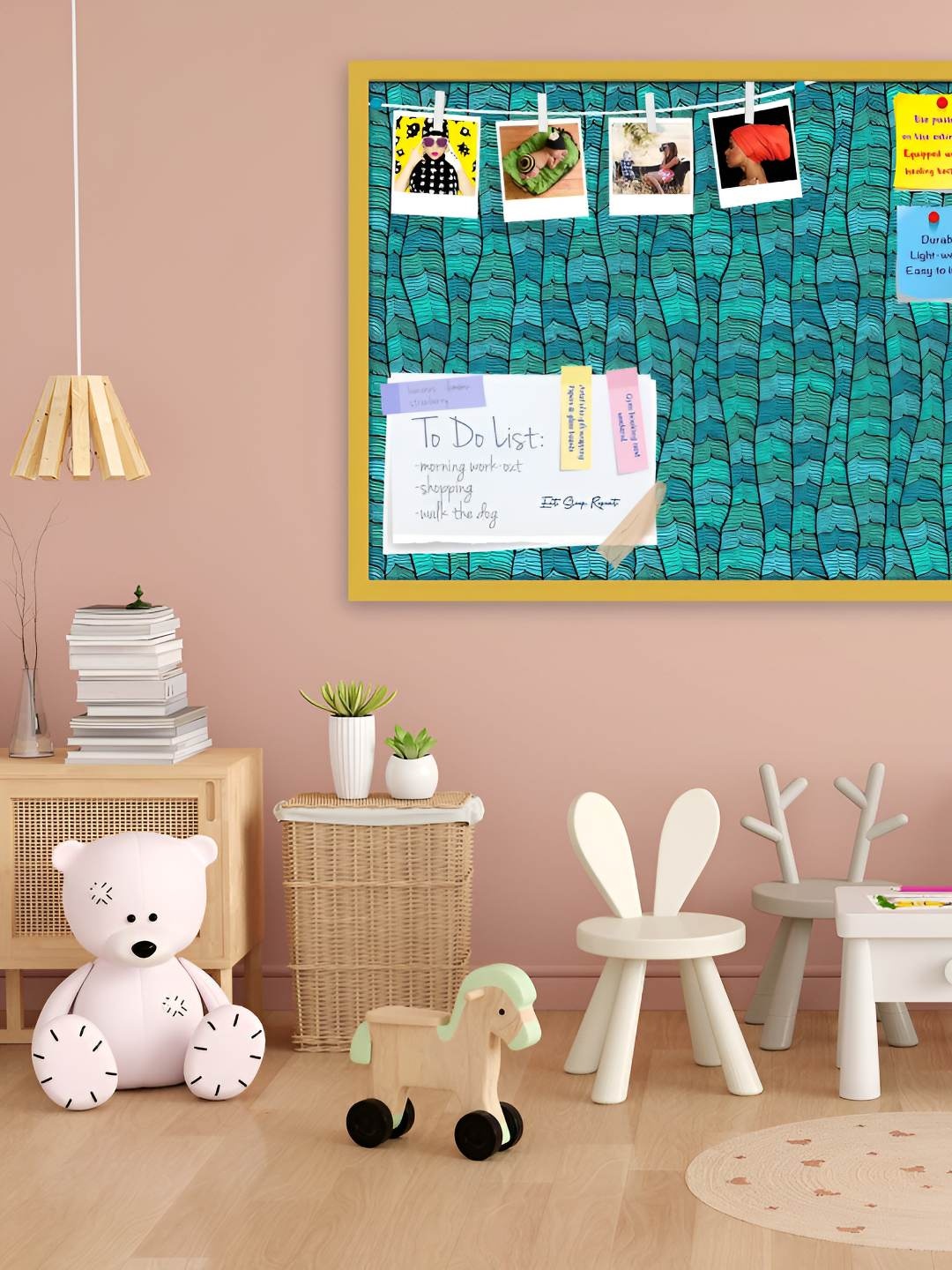

ArtzFolio Wooden Notice Pin Board, Multi