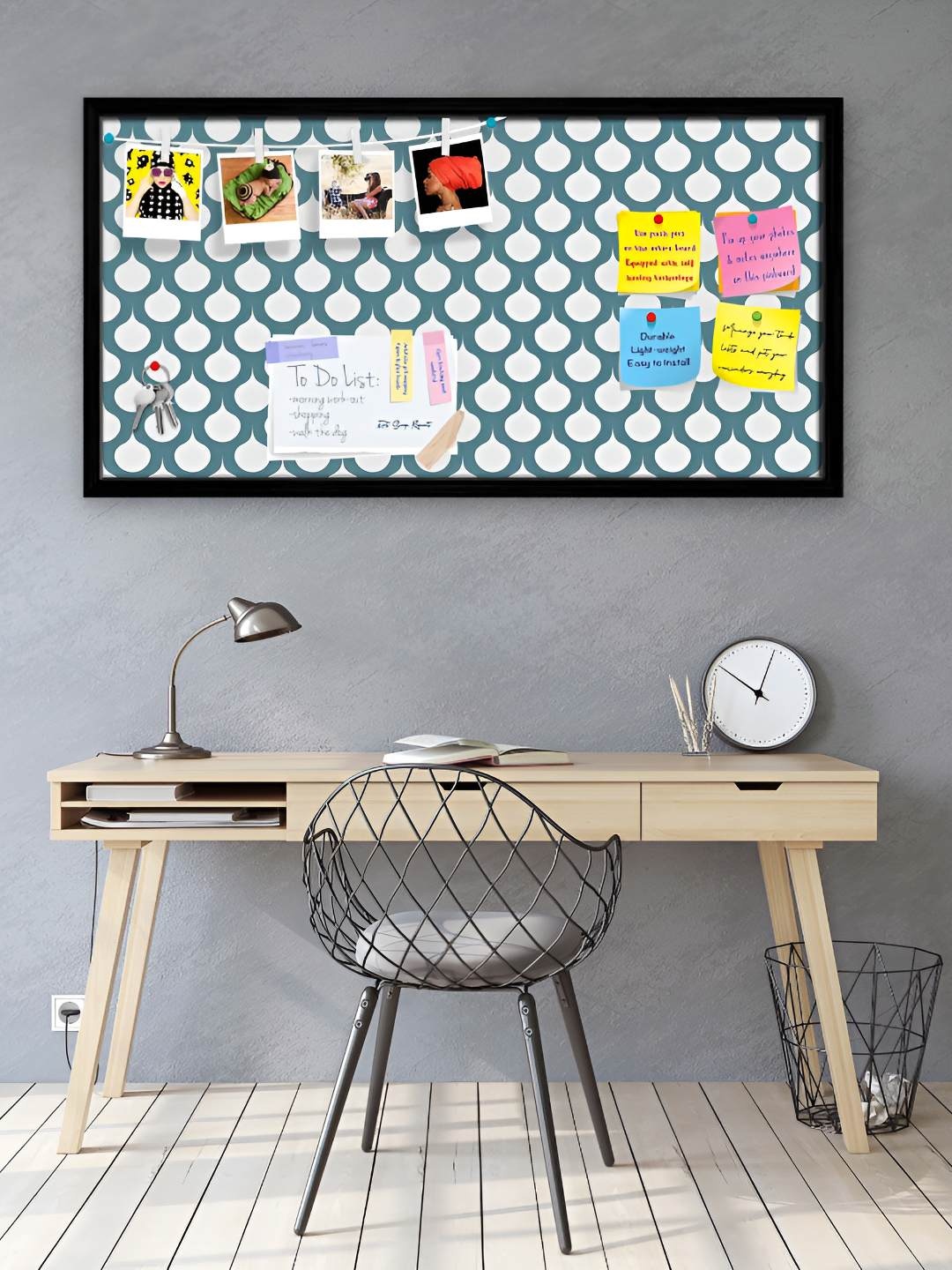 

ArtzFolio Wooden Notice Pin Board, Multi